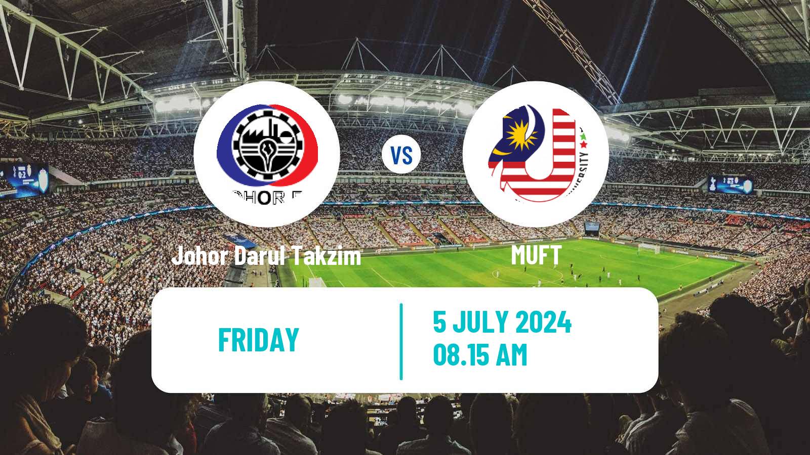 Soccer Malaysian FA Cup Johor Darul Takzim - MUFT