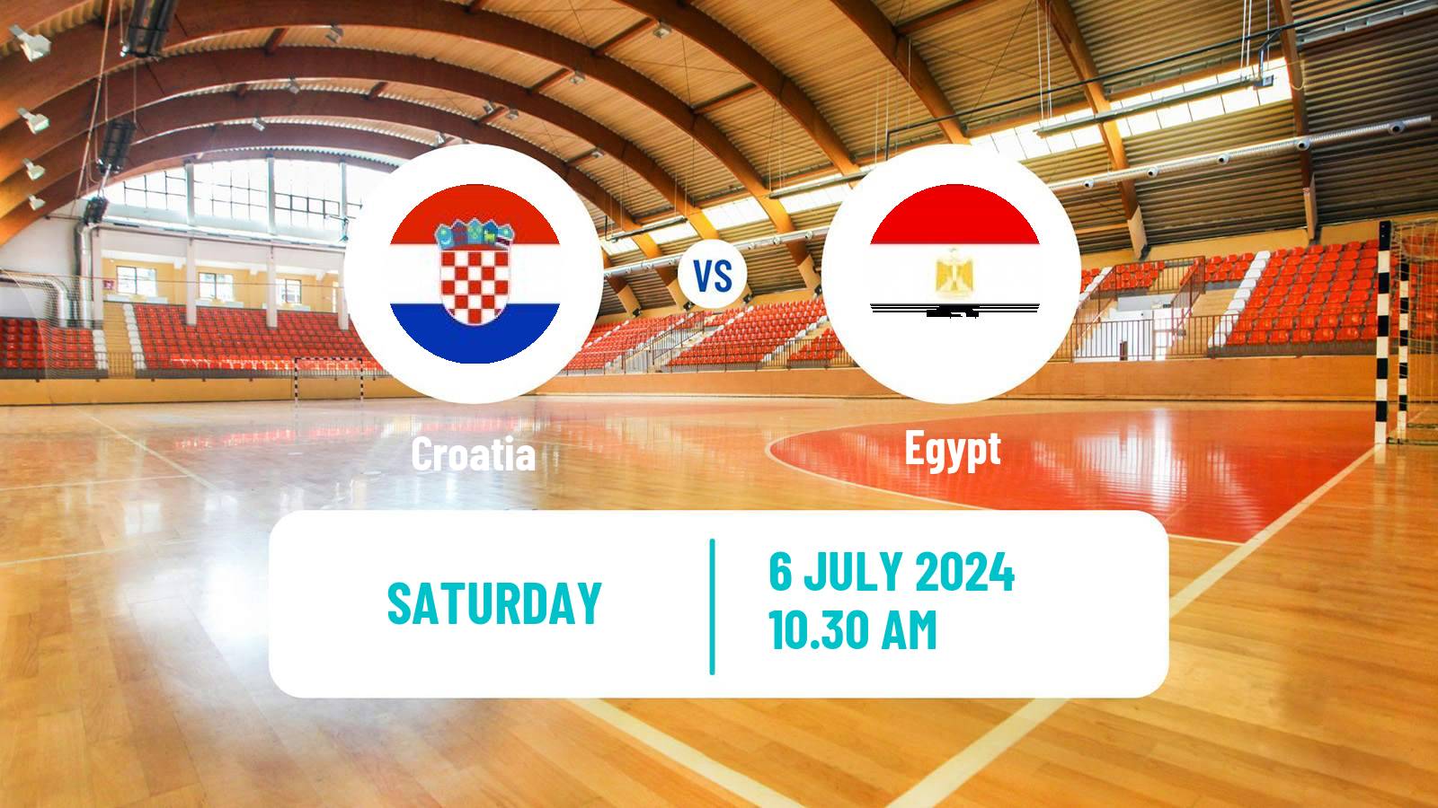 Handball Friendly International Handball Croatia - Egypt