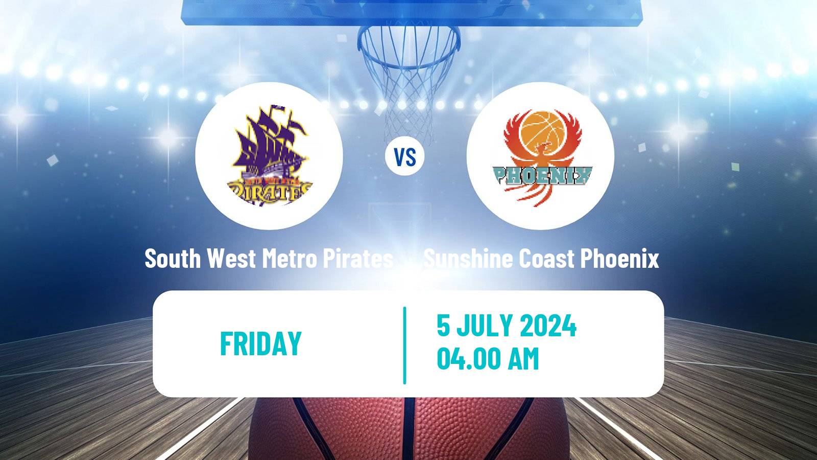 Basketball Australian NBL1 North Women South West Metro Pirates - Sunshine Coast Phoenix