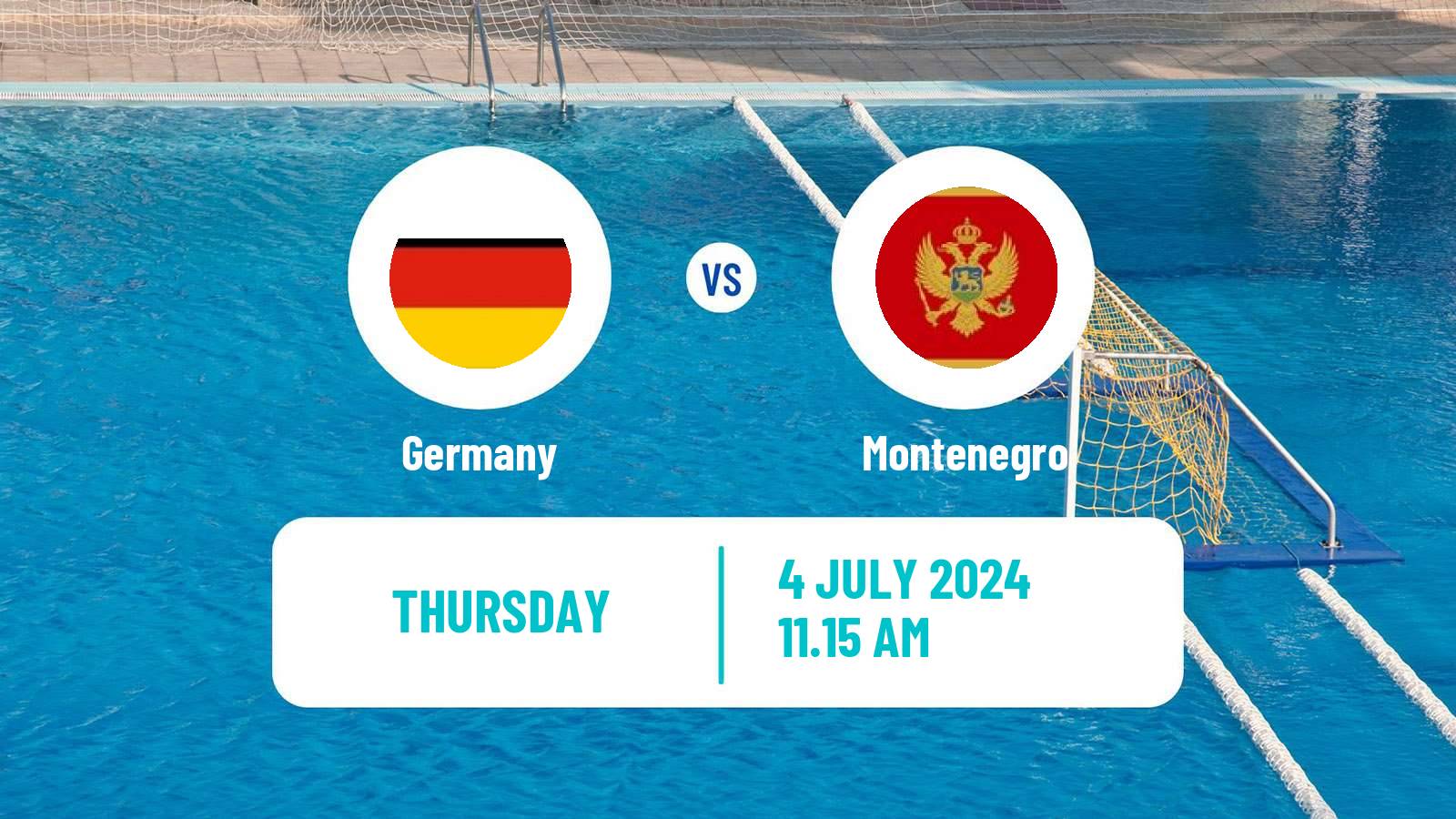 Water polo Friendly International Water Polo Germany - Montenegro