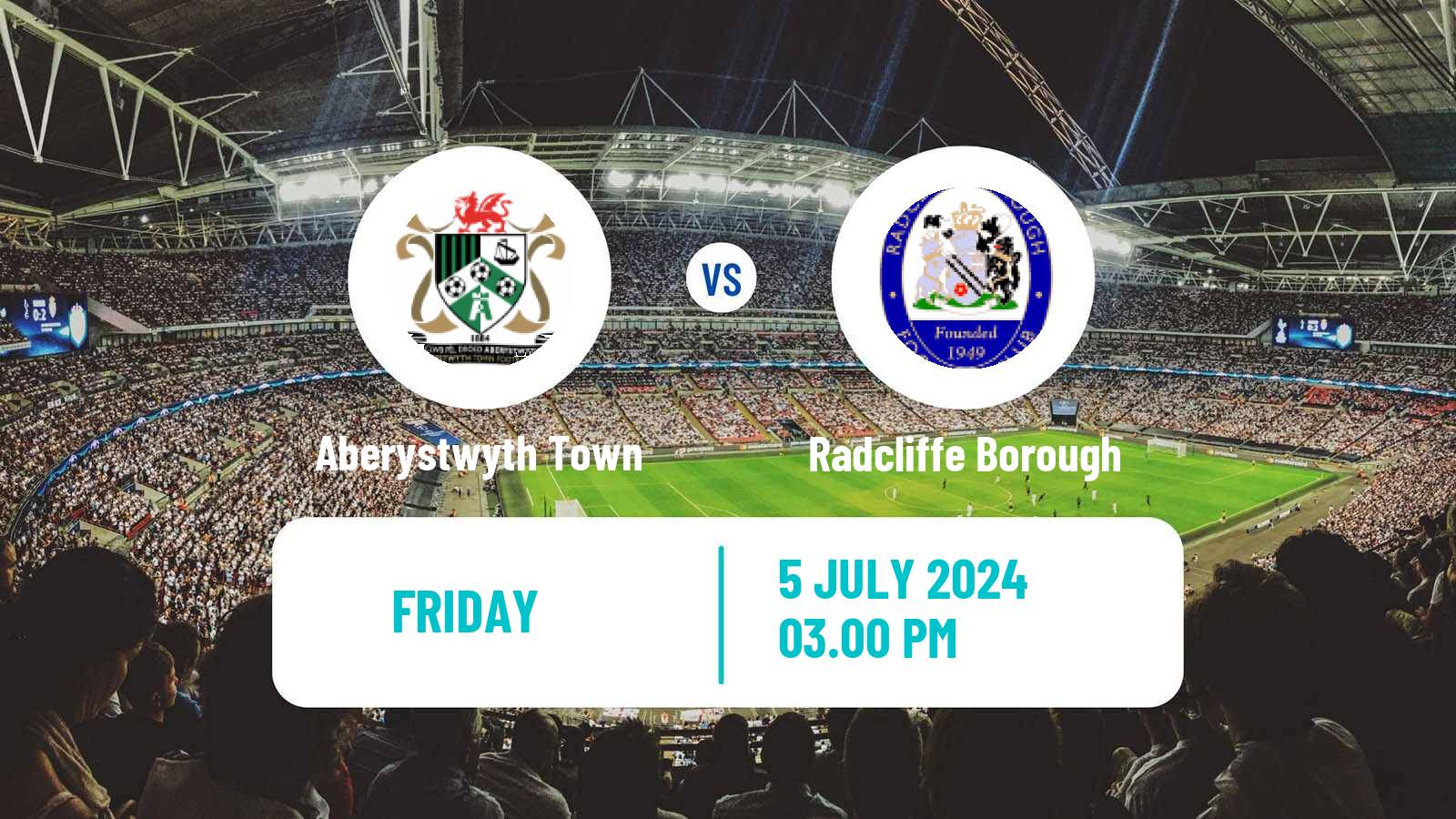 Soccer Club Friendly Aberystwyth Town - Radcliffe Borough