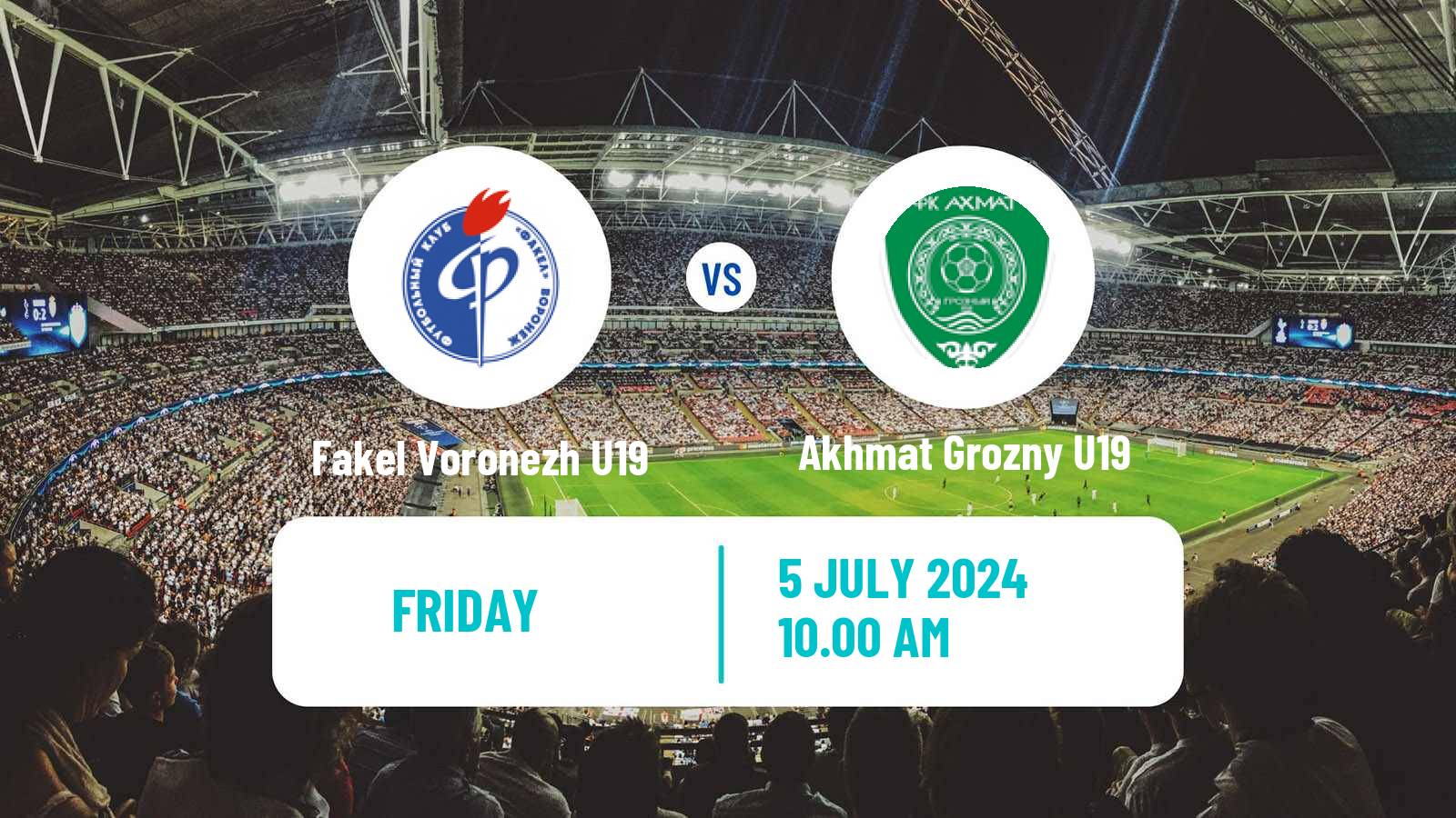 Soccer Russian Youth League Fakel Voronezh U19 - Akhmat Grozny U19