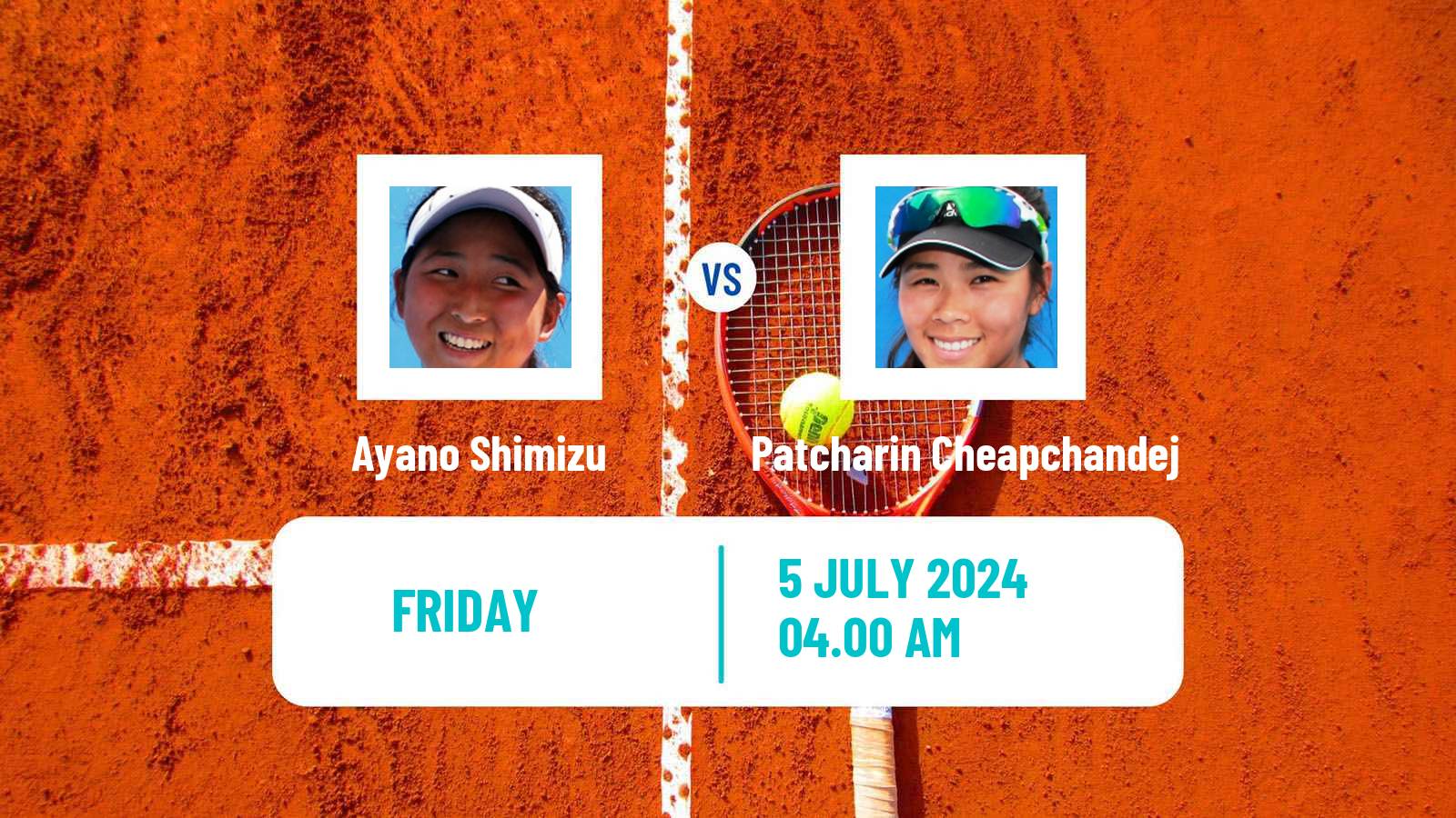 Tennis ITF W35 Nakhon Si Thammarat 2 Women Ayano Shimizu - Patcharin Cheapchandej