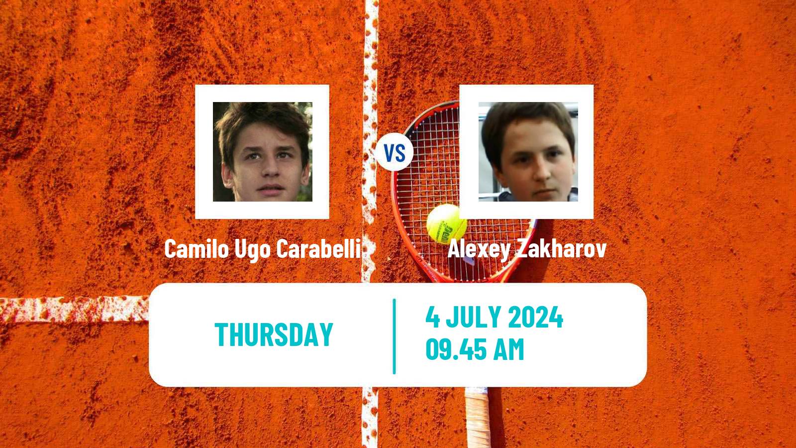Tennis Karlsruhe Challenger Men Camilo Ugo Carabelli - Alexey Zakharov