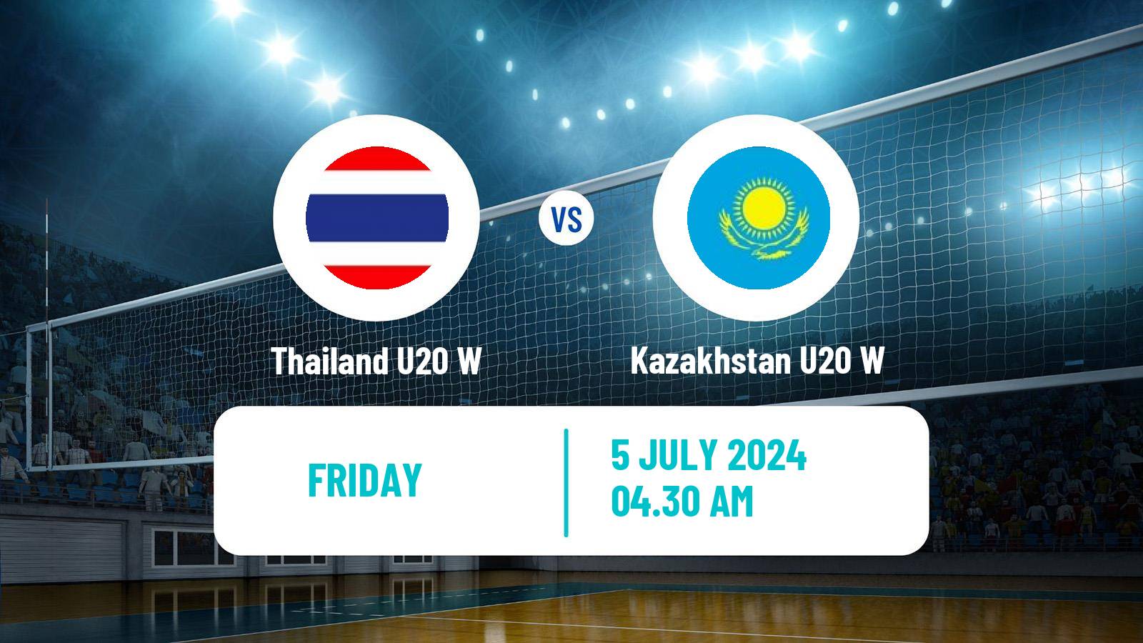 Volleyball Asian Championship U20 Volleyball Women Thailand U20 W - Kazakhstan U20 W