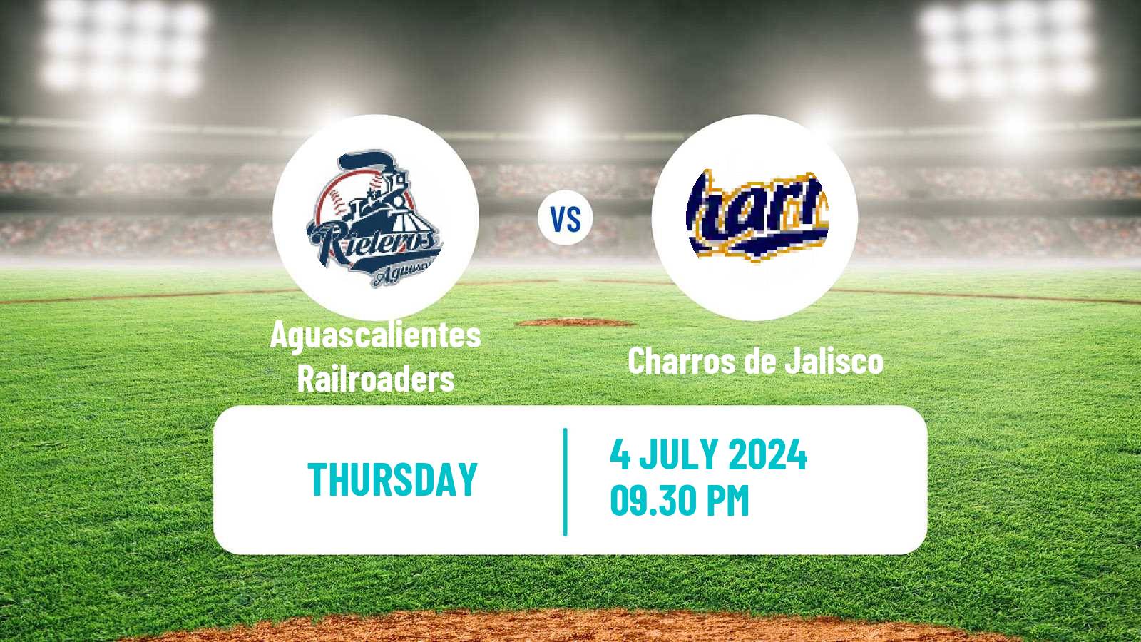 Baseball LMB Aguascalientes Railroaders - Charros de Jalisco