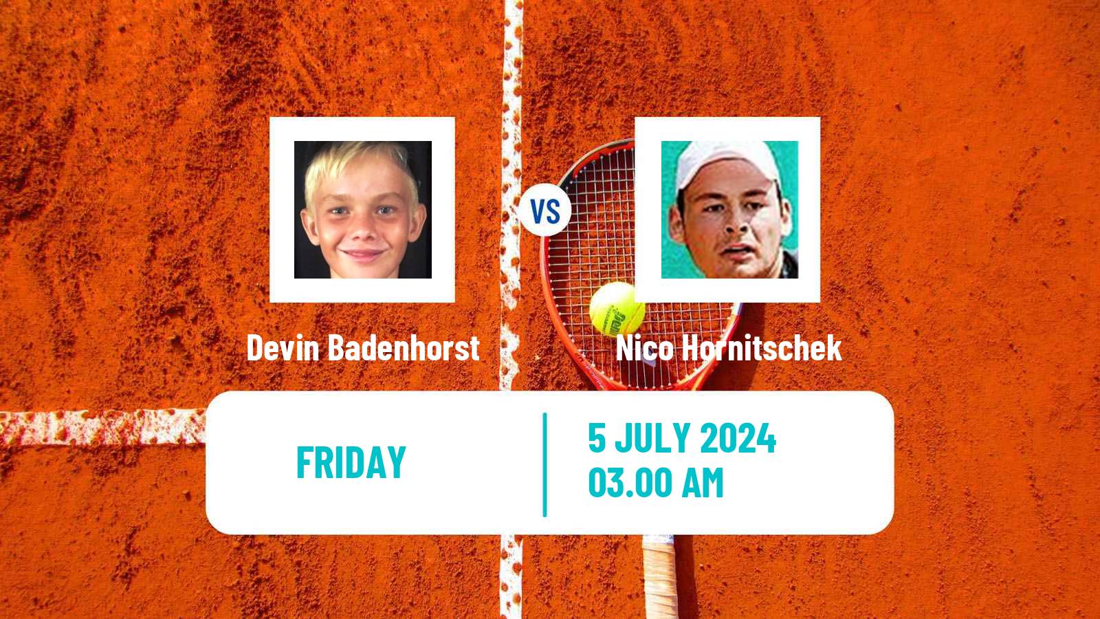 Tennis ITF M15 Hillcrest 2 Men Devin Badenhorst - Nico Hornitschek