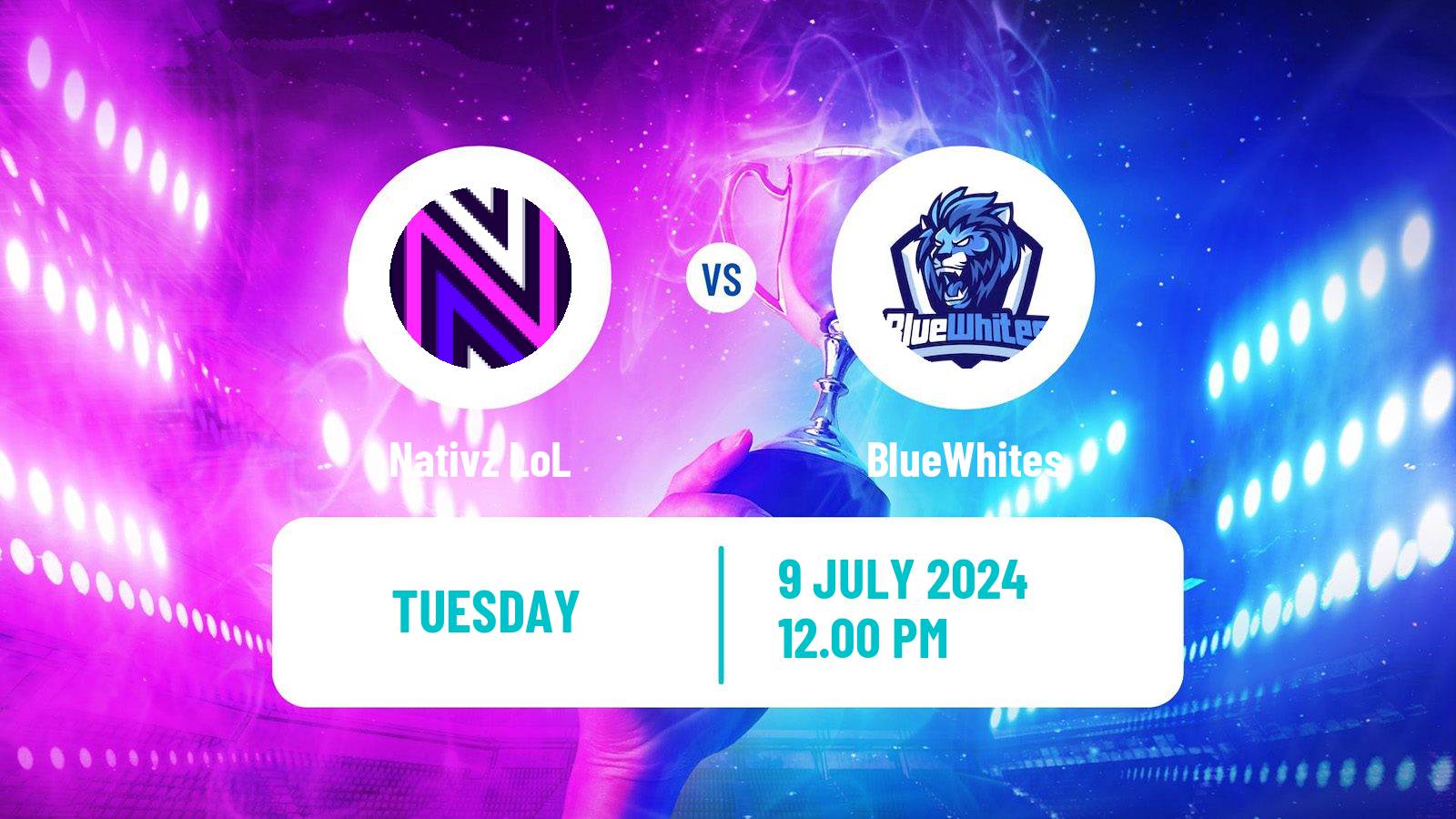 Esports League Of Legends Nlc Nativz - BlueWhites