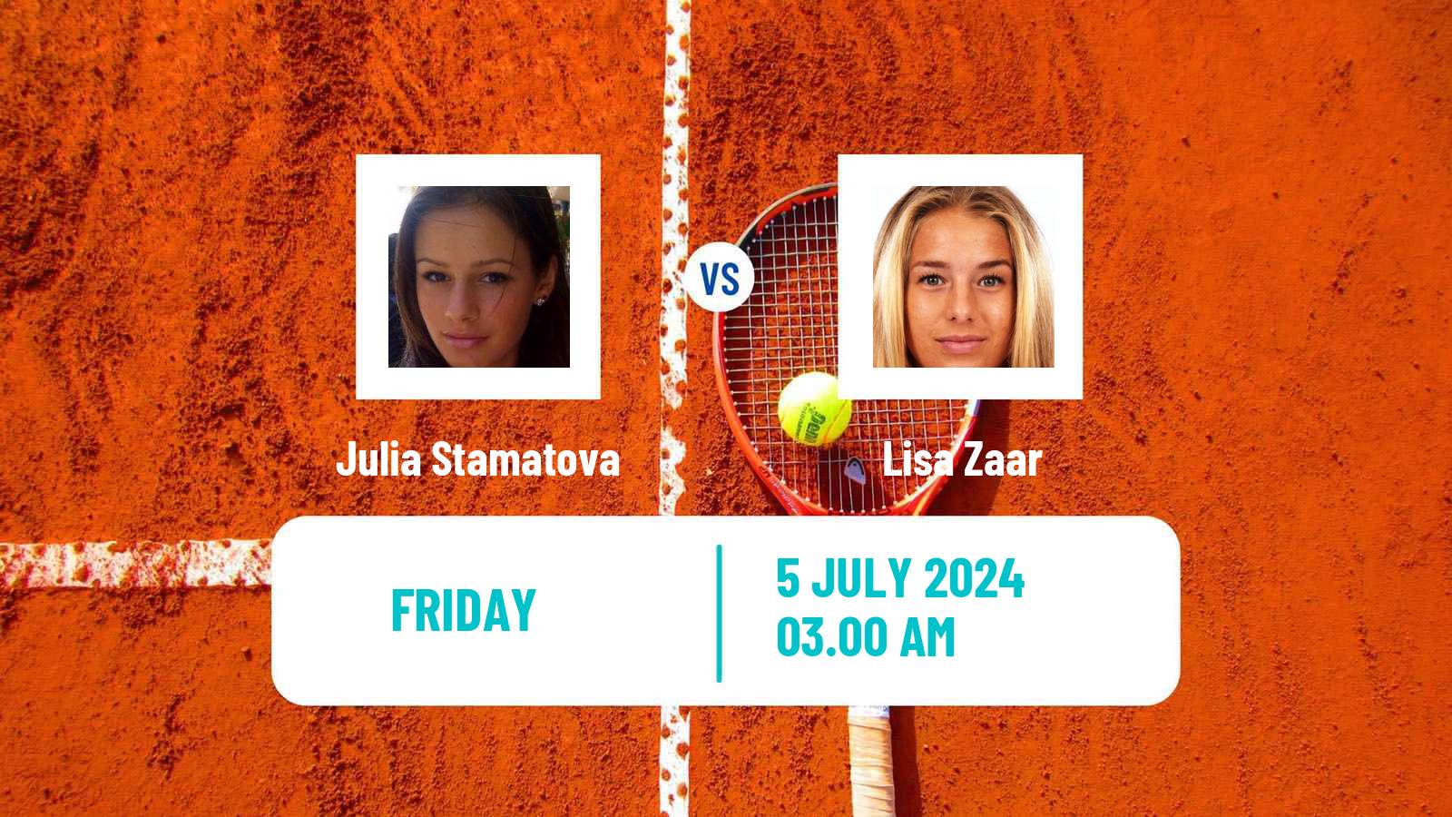Tennis ITF W15 Kursumlijska Banja 10 Women Julia Stamatova - Lisa Zaar