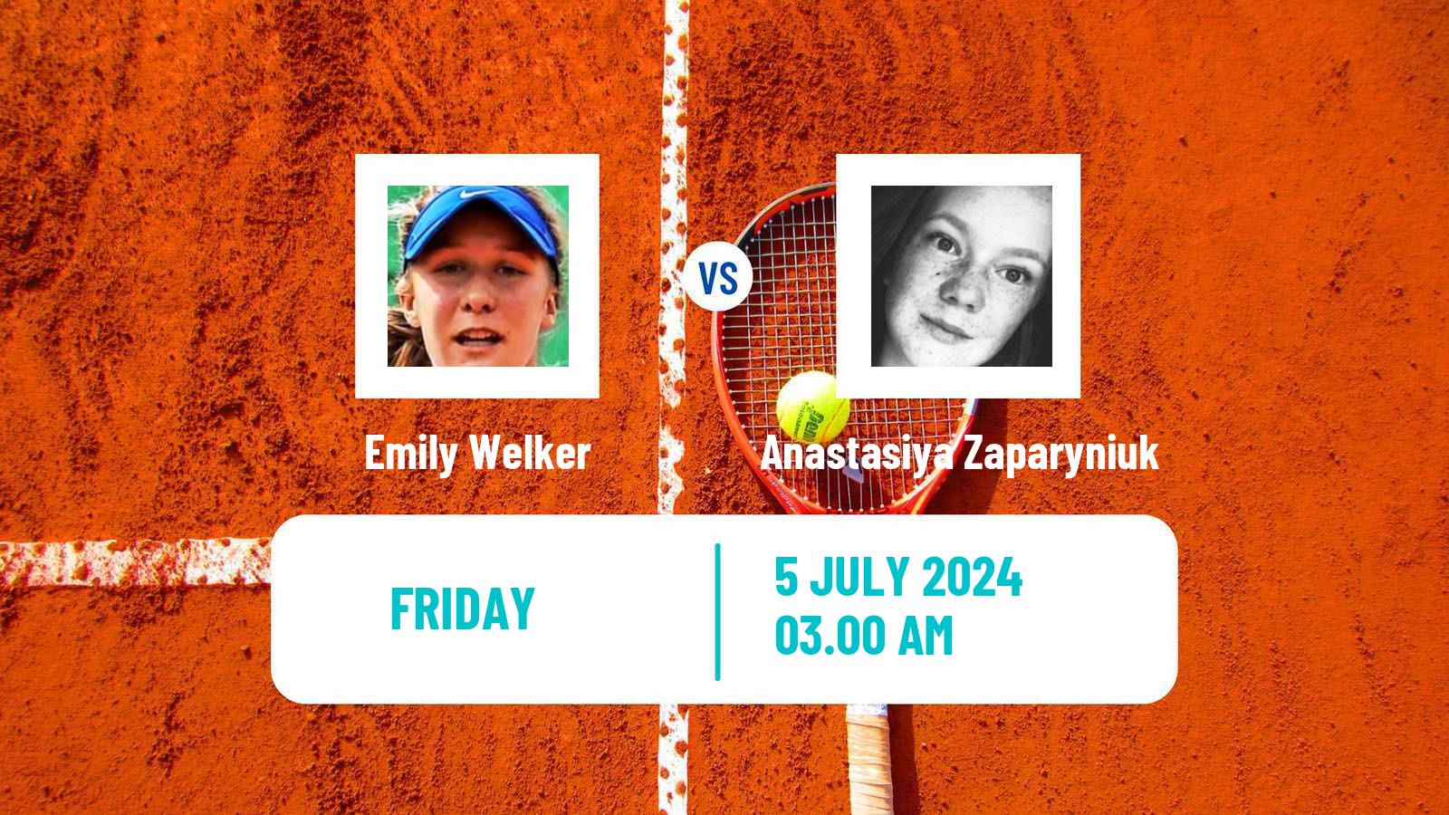Tennis ITF W15 Kursumlijska Banja 10 Women Emily Welker - Anastasiya Zaparyniuk