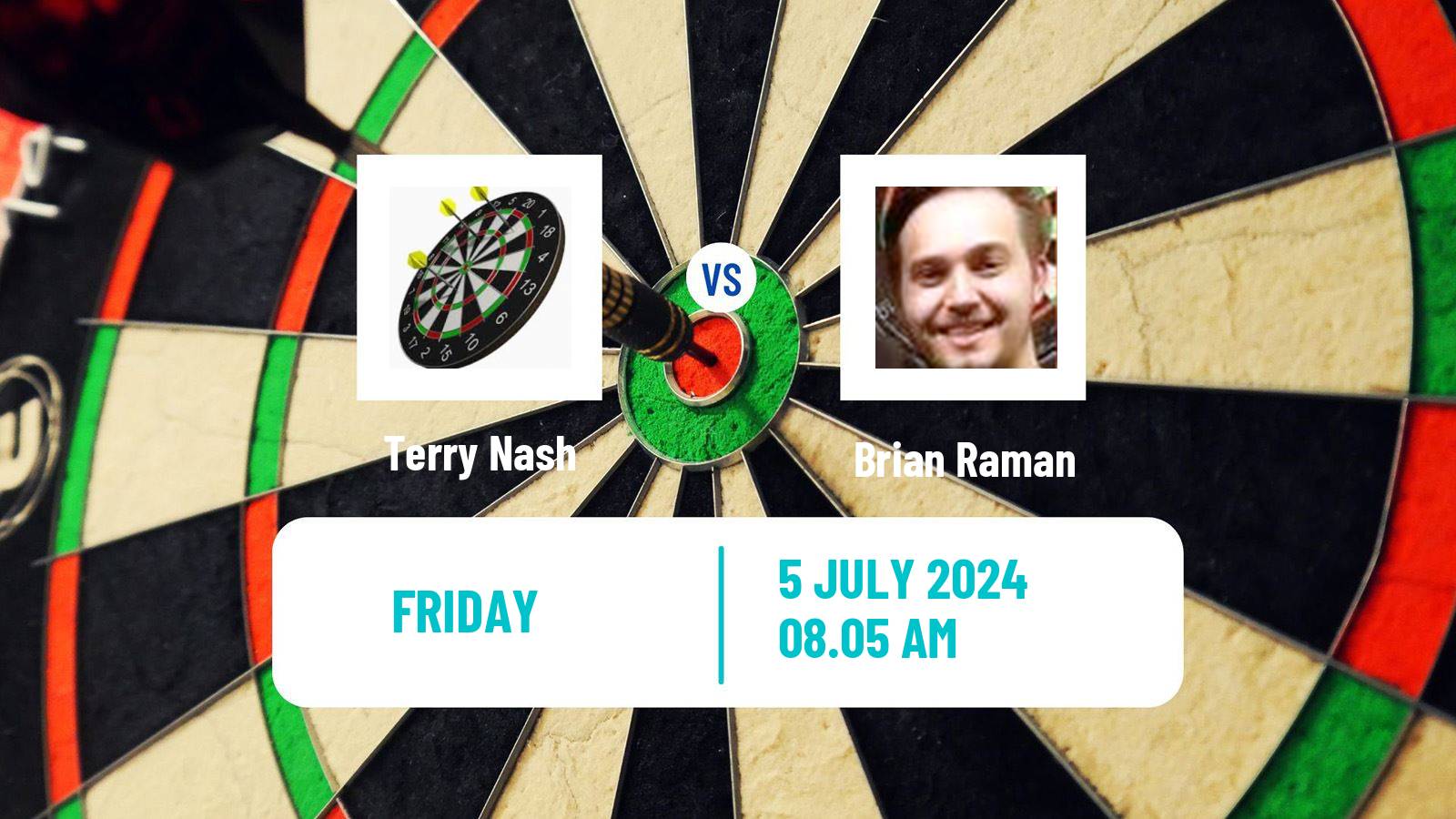 Darts Modus Super Series Terry Nash - Brian Raman