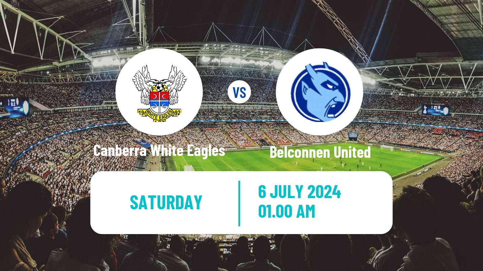 Soccer Australian Capital Premier League Canberra White Eagles - Belconnen United