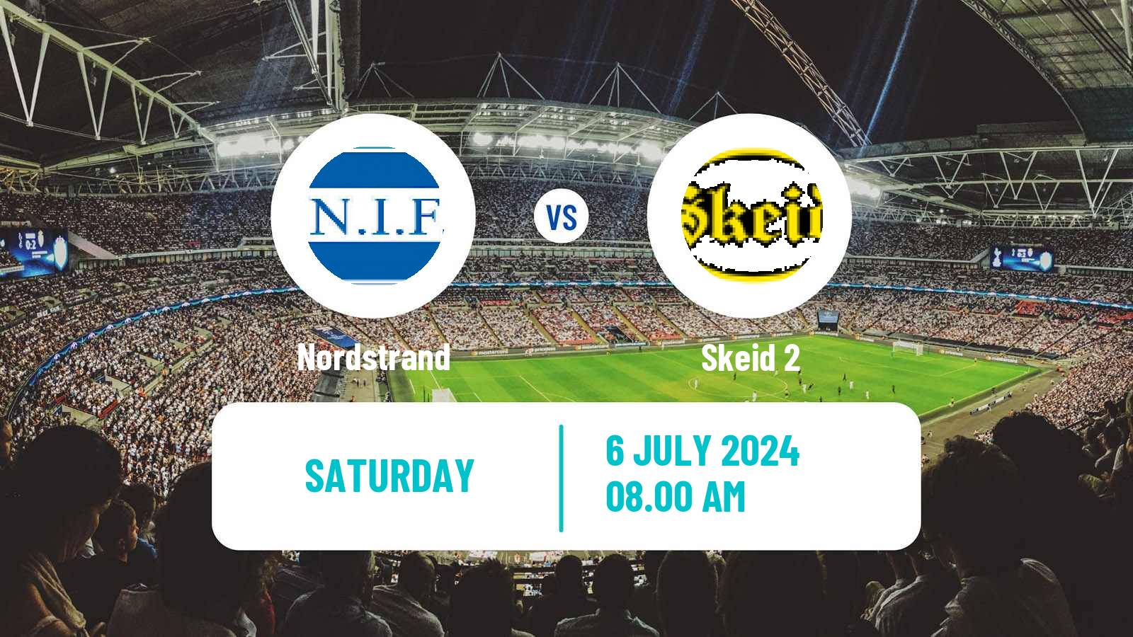 Soccer Norwegian Division 3 - Group 3 Nordstrand - Skeid 2