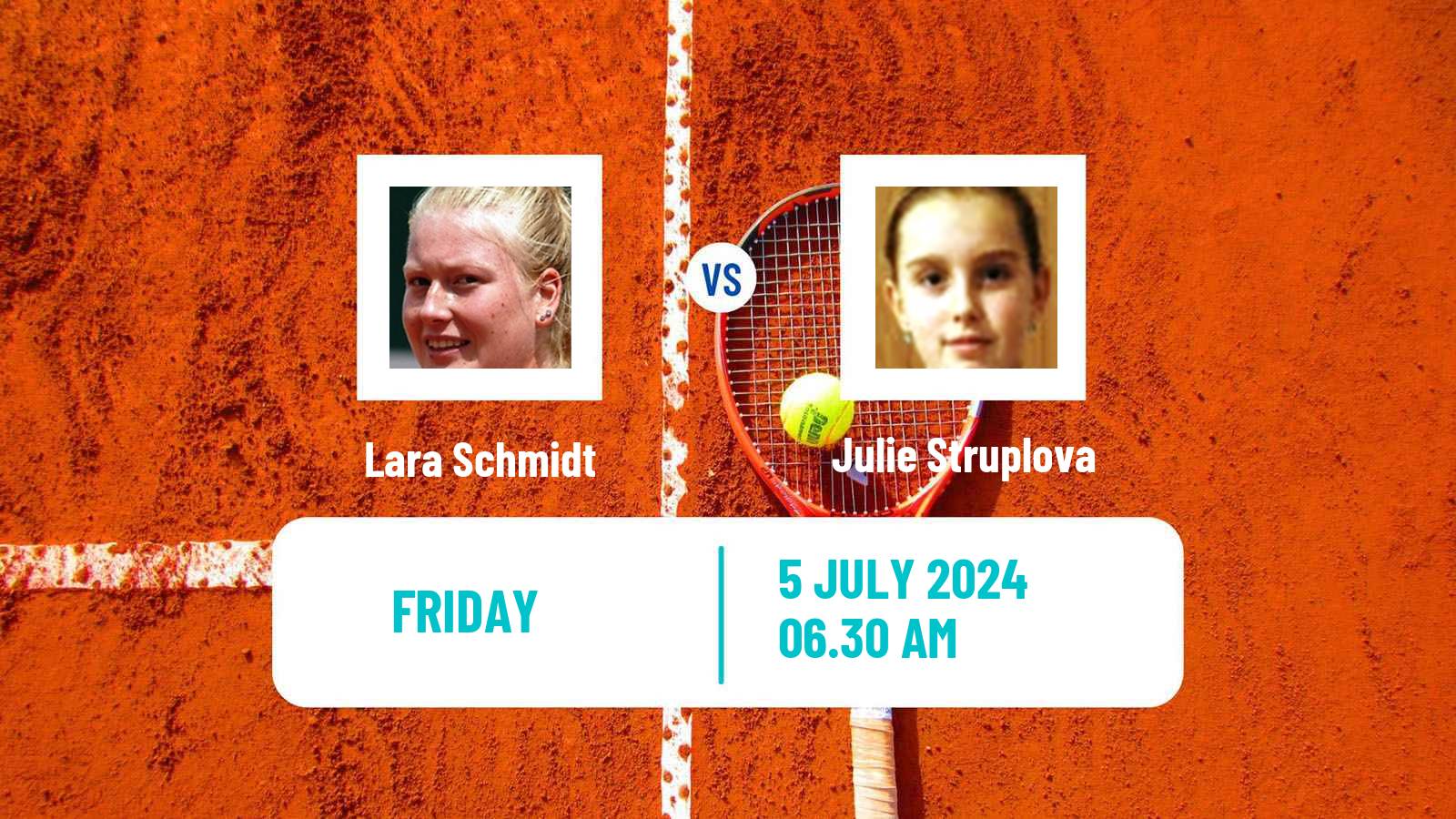 Tennis ITF W35 Stuttgart Vaihingen Women Lara Schmidt - Julie Struplova