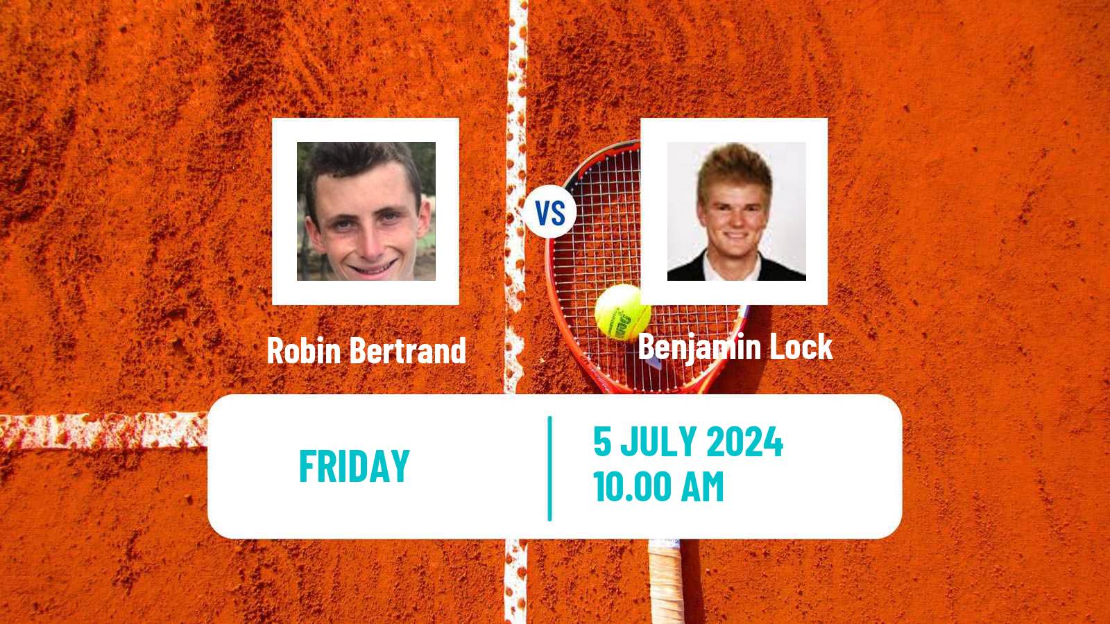 Tennis ITF M25 Ajaccio H Men Robin Bertrand - Benjamin Lock