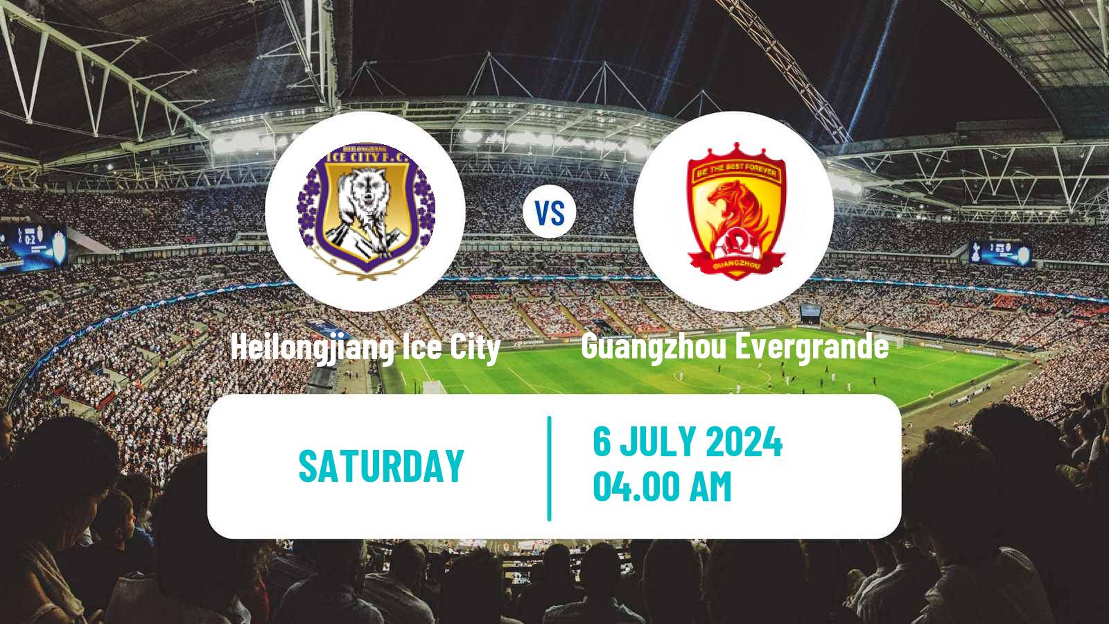 Soccer Chinese Jia League Heilongjiang Ice City - Guangzhou Evergrande