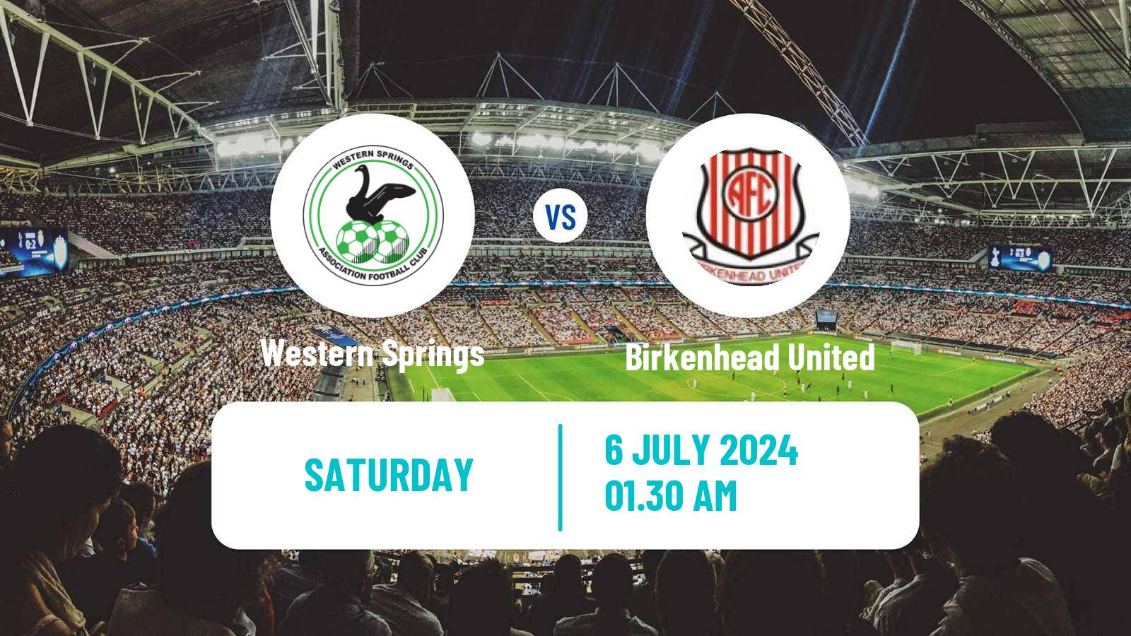 Soccer New Zealand Chatham Cup Western Springs - Birkenhead United
