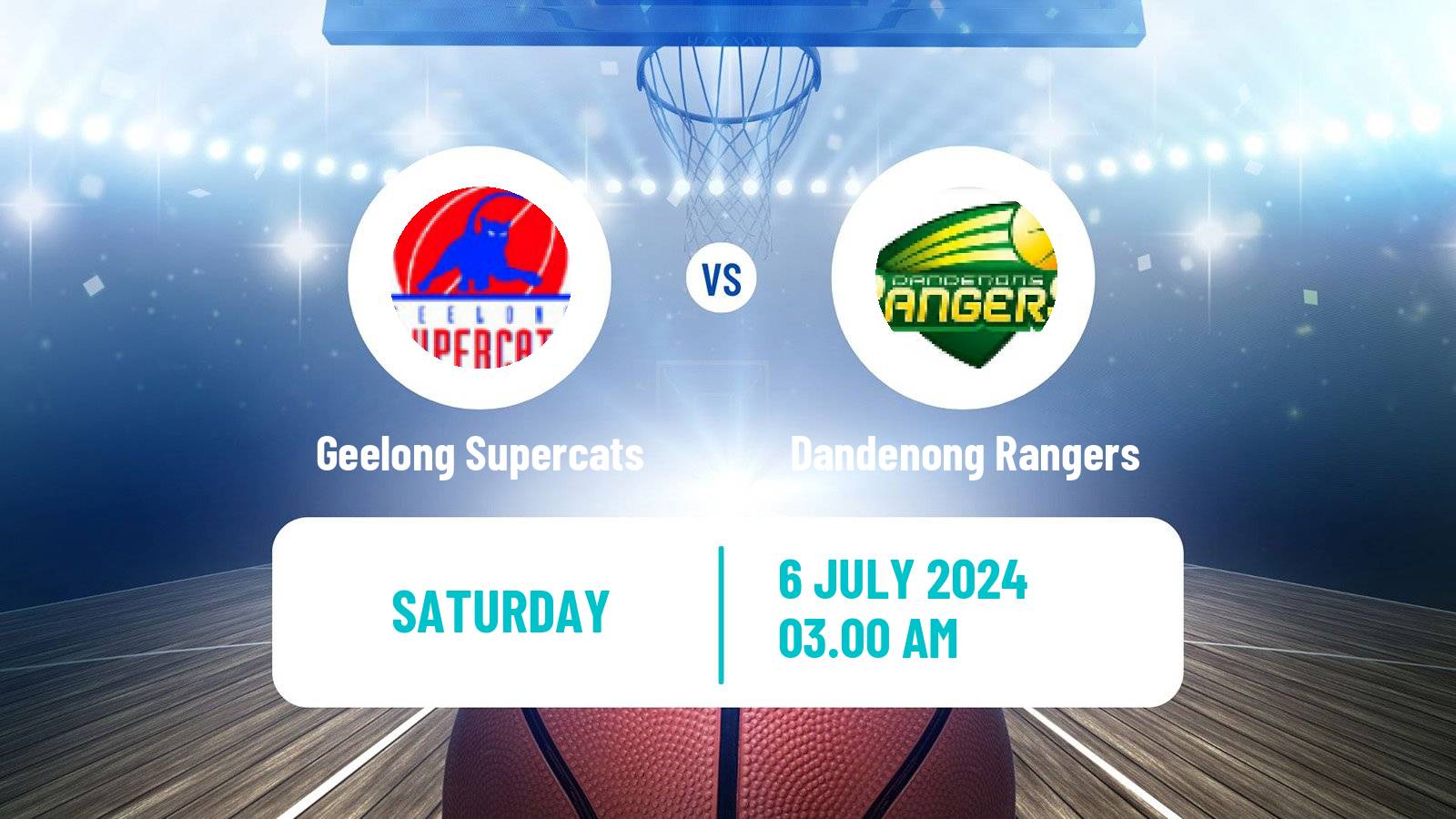 Basketball Australian NBL1 South Women Geelong Supercats - Dandenong Rangers