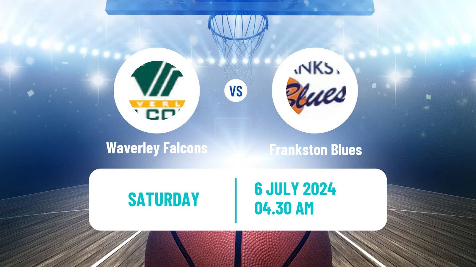Basketball Australian NBL1 South Women Waverley Falcons - Frankston Blues