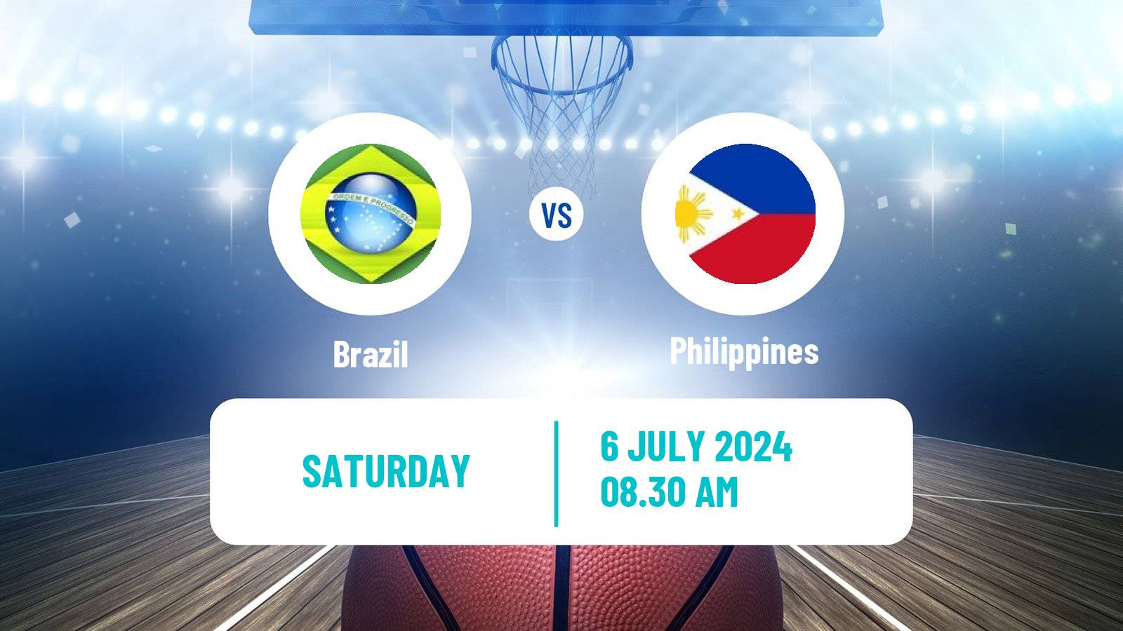Basketball Olympic Games - Basketball Brazil - Philippines