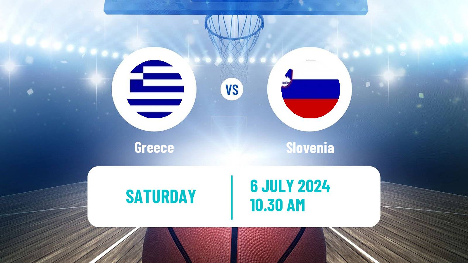 Basketball Olympic Games - Basketball Greece - Slovenia