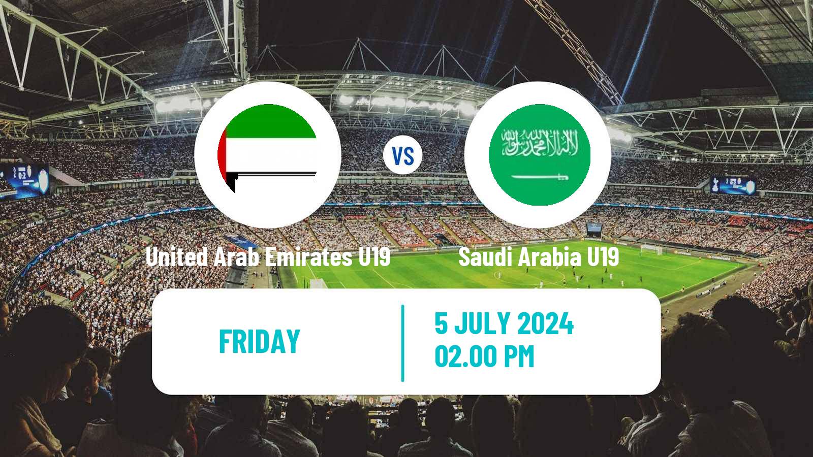 Soccer WAFF Championship U19 United Arab Emirates U19 - Saudi Arabia U19