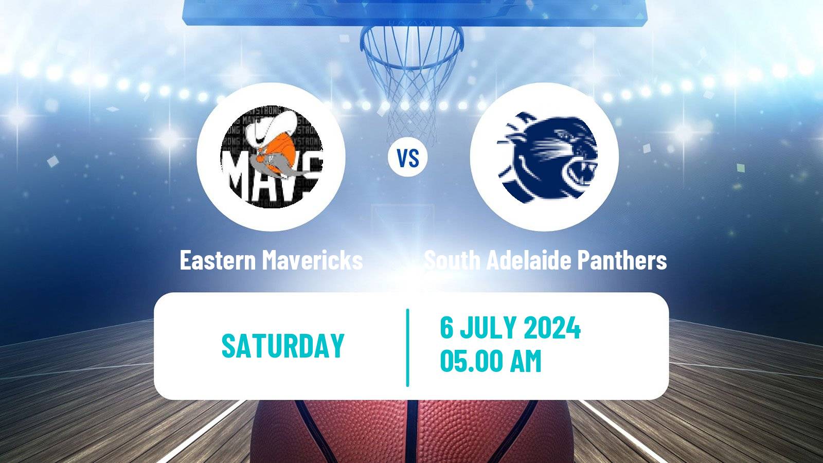 Basketball Australian NBL1 Central Women Eastern Mavericks - South Adelaide Panthers