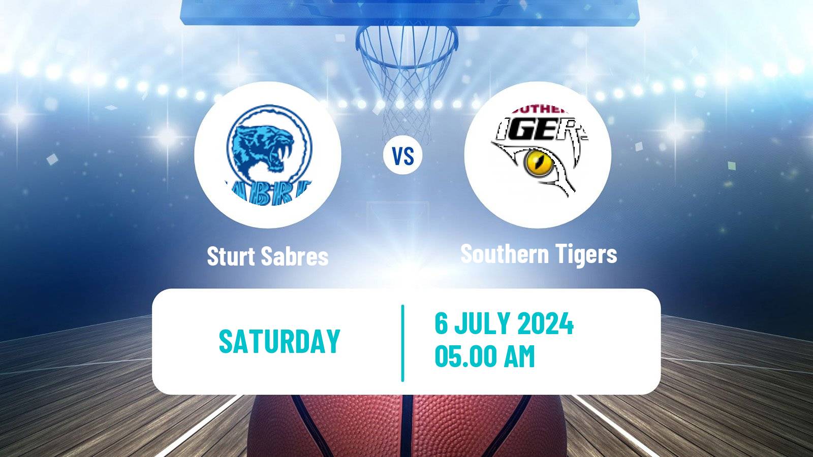 Basketball Australian NBL1 Central Women Sturt Sabres - Southern Tigers