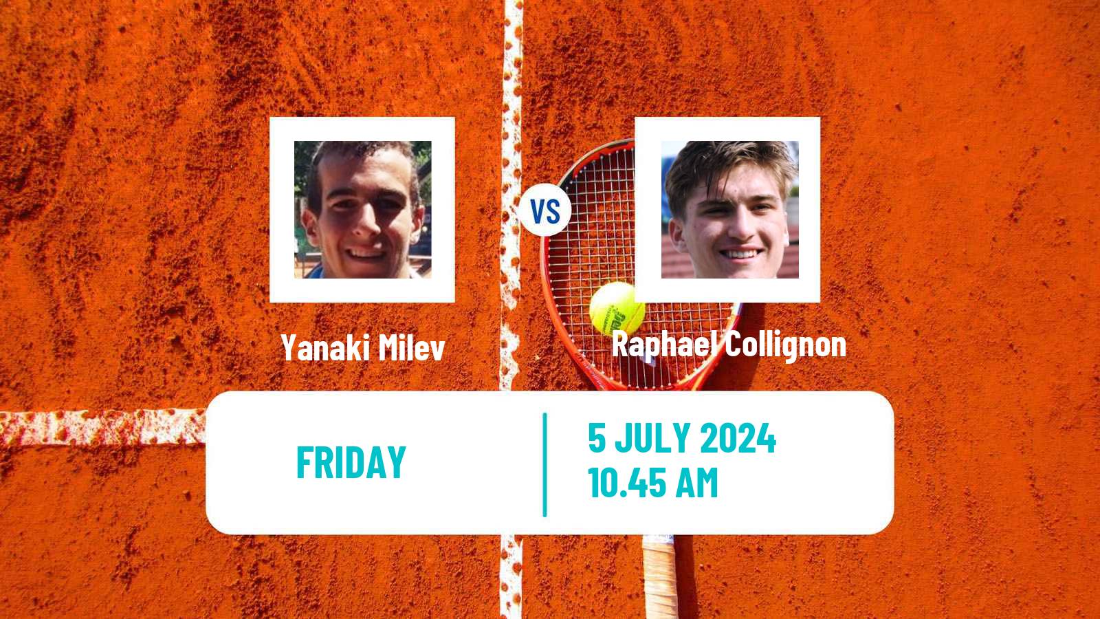 Tennis ITF M25 Marburg Men Yanaki Milev - Raphael Collignon