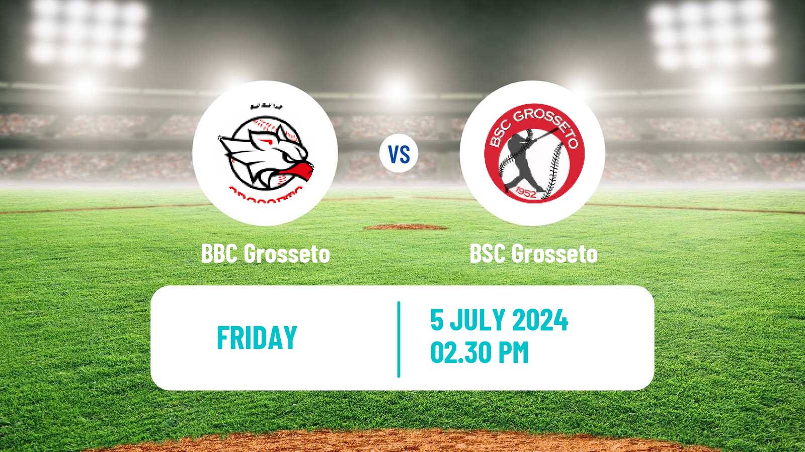 Baseball Italian Serie A1 Baseball Grosseto - BSC Grosseto