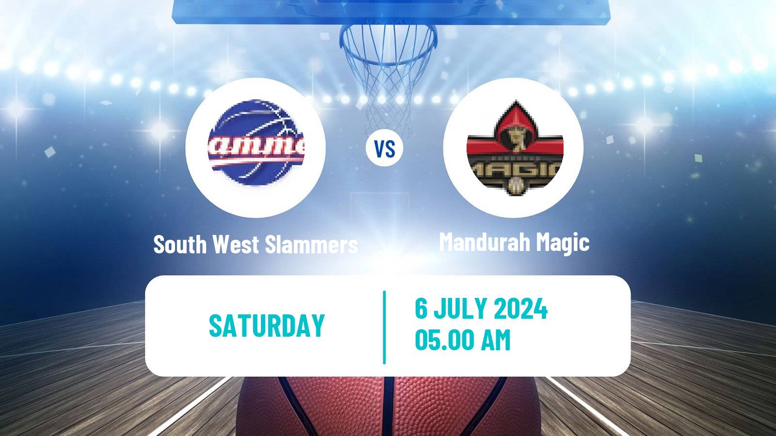 Basketball Australian NBL1 West Women South West Slammers - Mandurah Magic