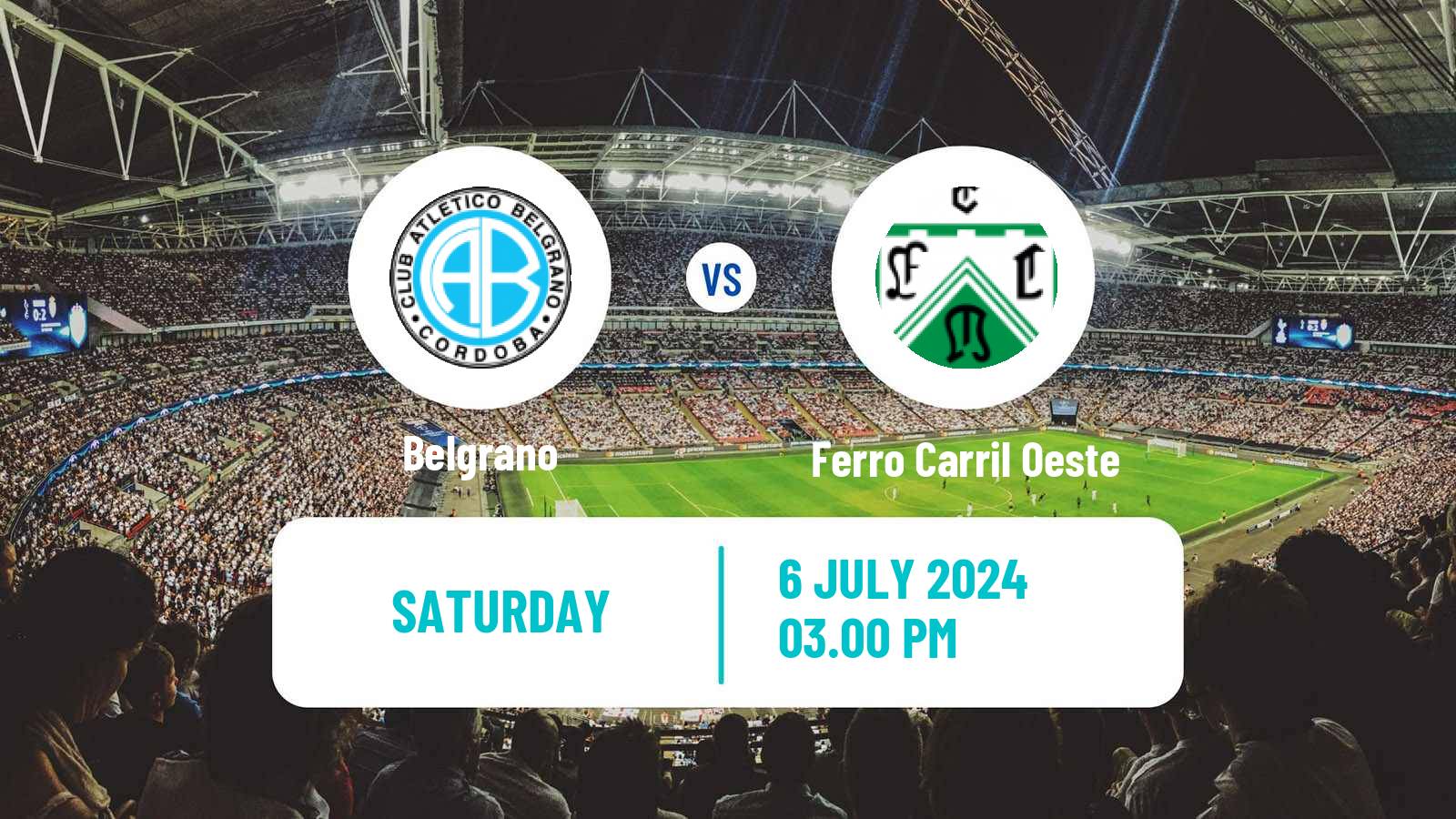 Soccer Argentinian Primera A Women Belgrano - Ferro Carril Oeste