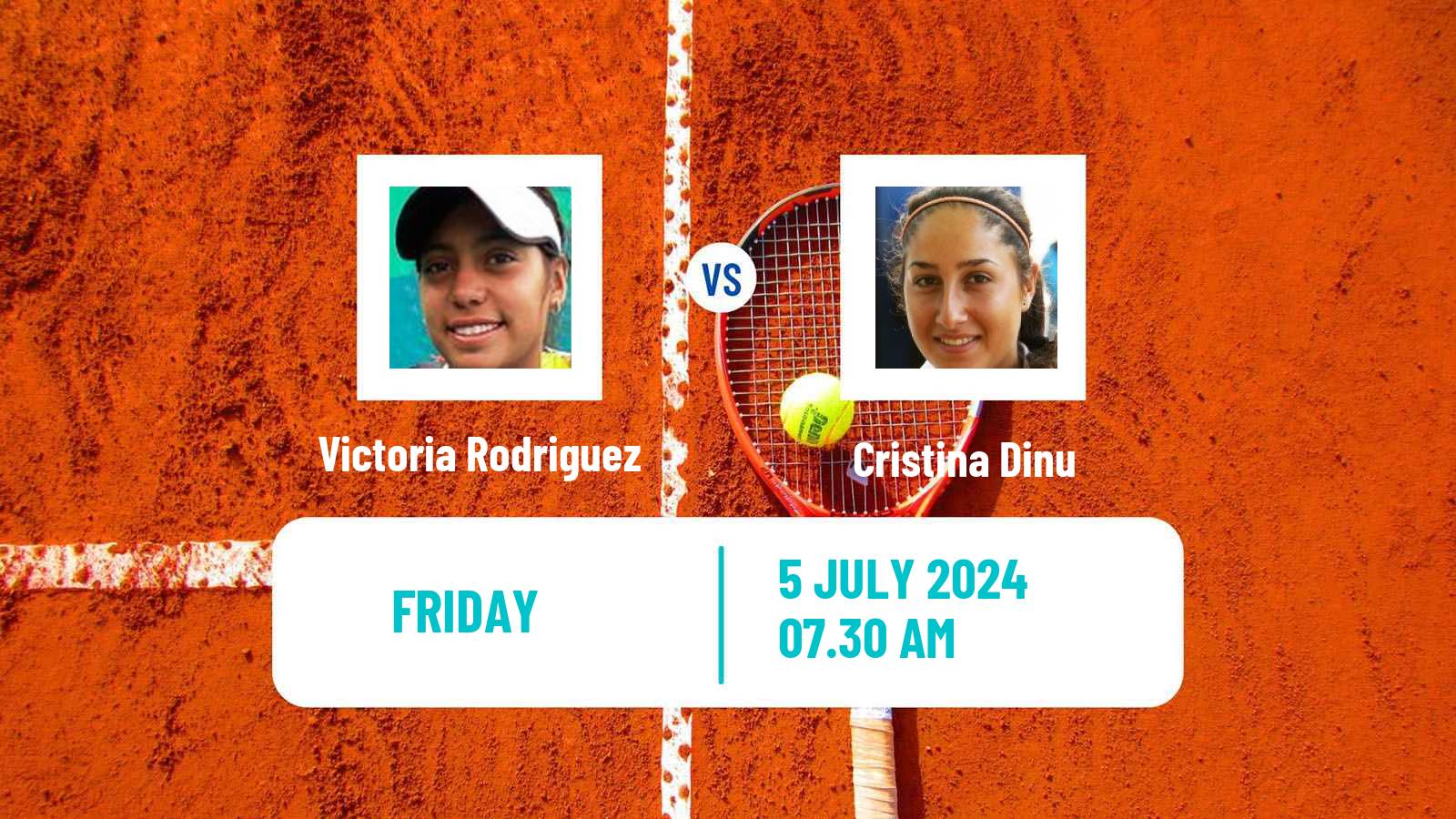 Tennis ITF W35 Stuttgart Vaihingen Women Victoria Rodriguez - Cristina Dinu