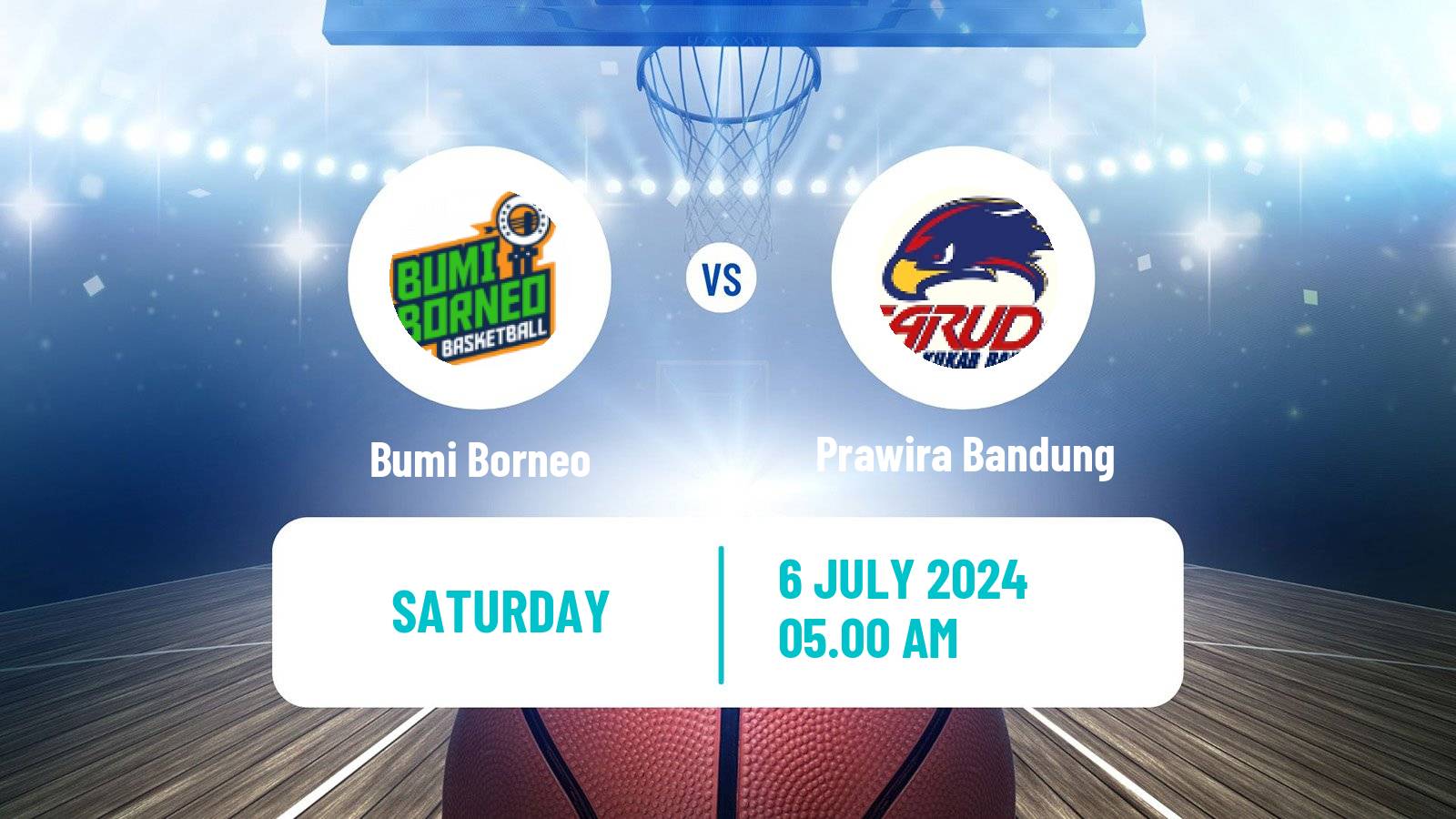 Basketball Indonesian IBL Bumi Borneo - Prawira Bandung