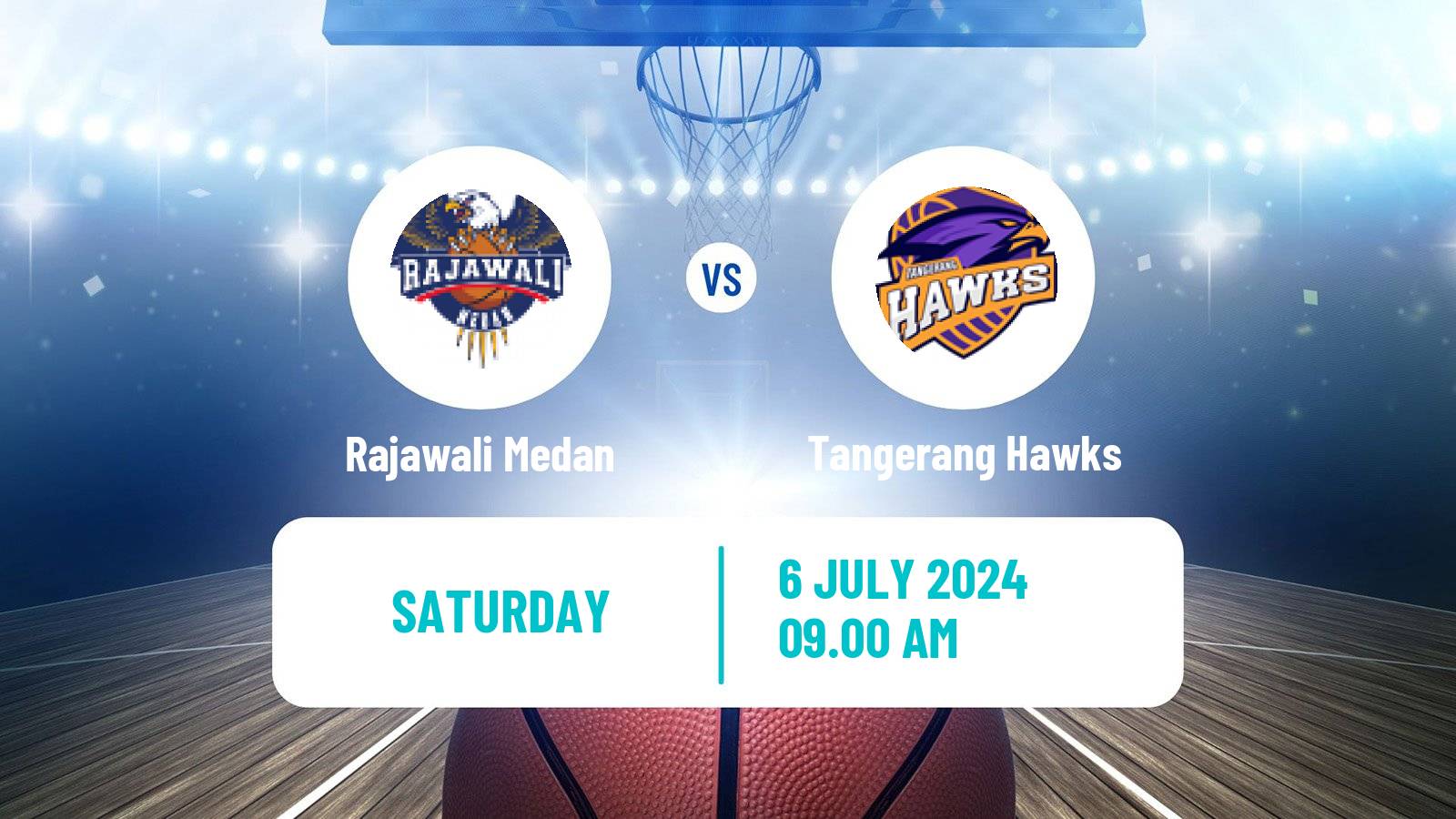Basketball Indonesian IBL Rajawali Medan - Tangerang Hawks