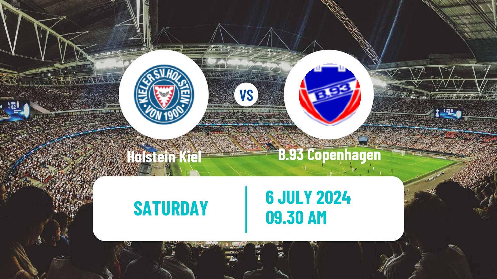 Soccer Club Friendly Holstein Kiel - B.93 Copenhagen