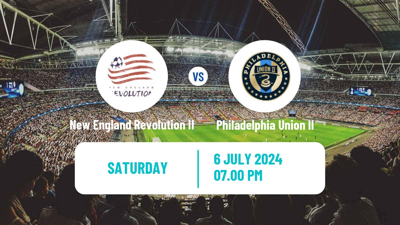 Soccer MLS Next Pro New England Revolution II - Philadelphia Union II