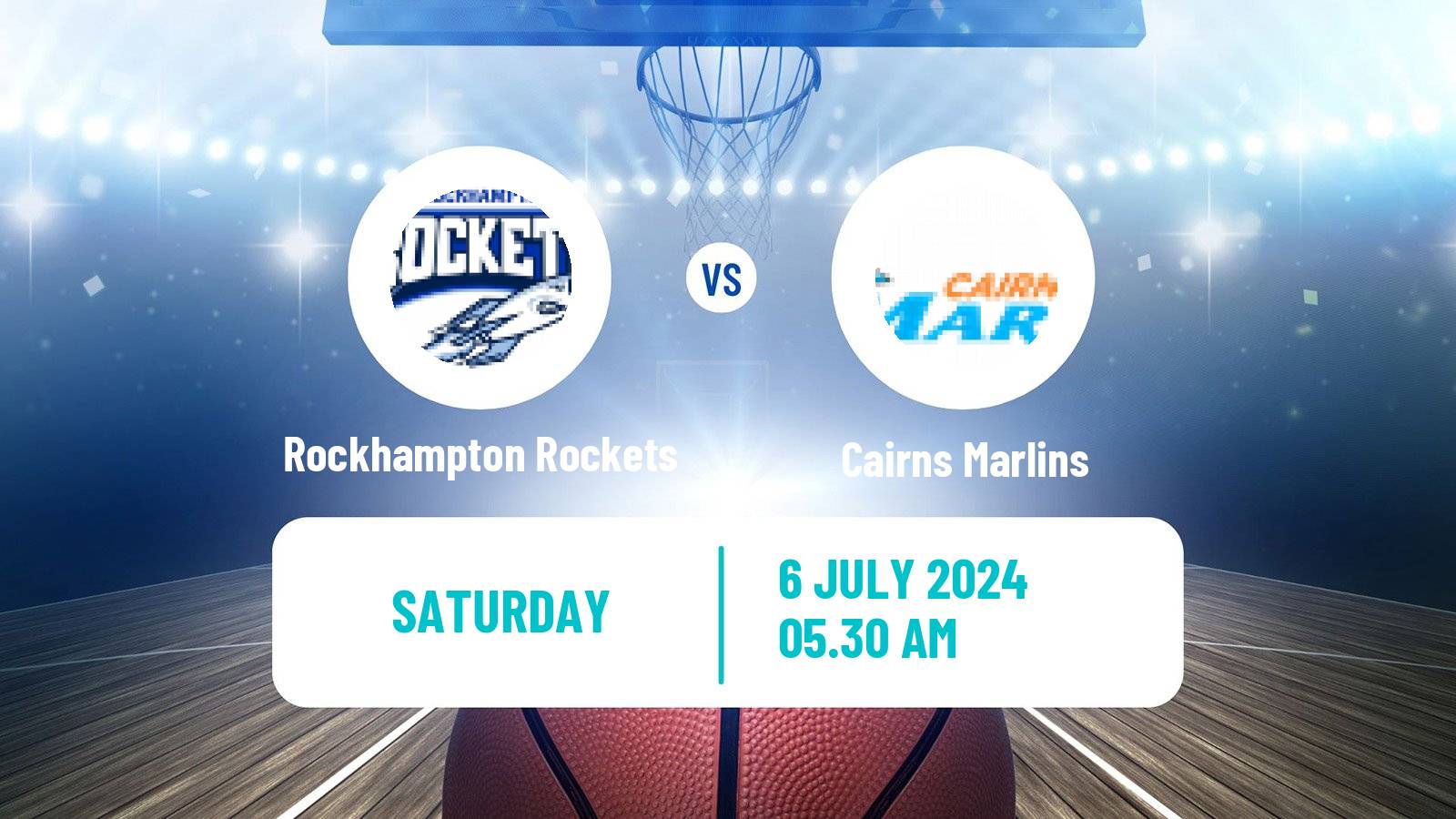 Basketball Australian NBL1 North Rockhampton Rockets - Cairns Marlins