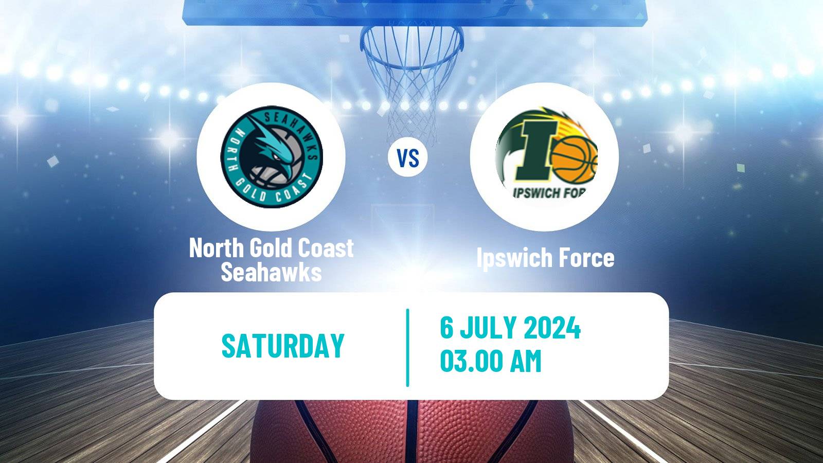 Basketball Australian NBL1 North Women North Gold Coast Seahawks - Ipswich Force