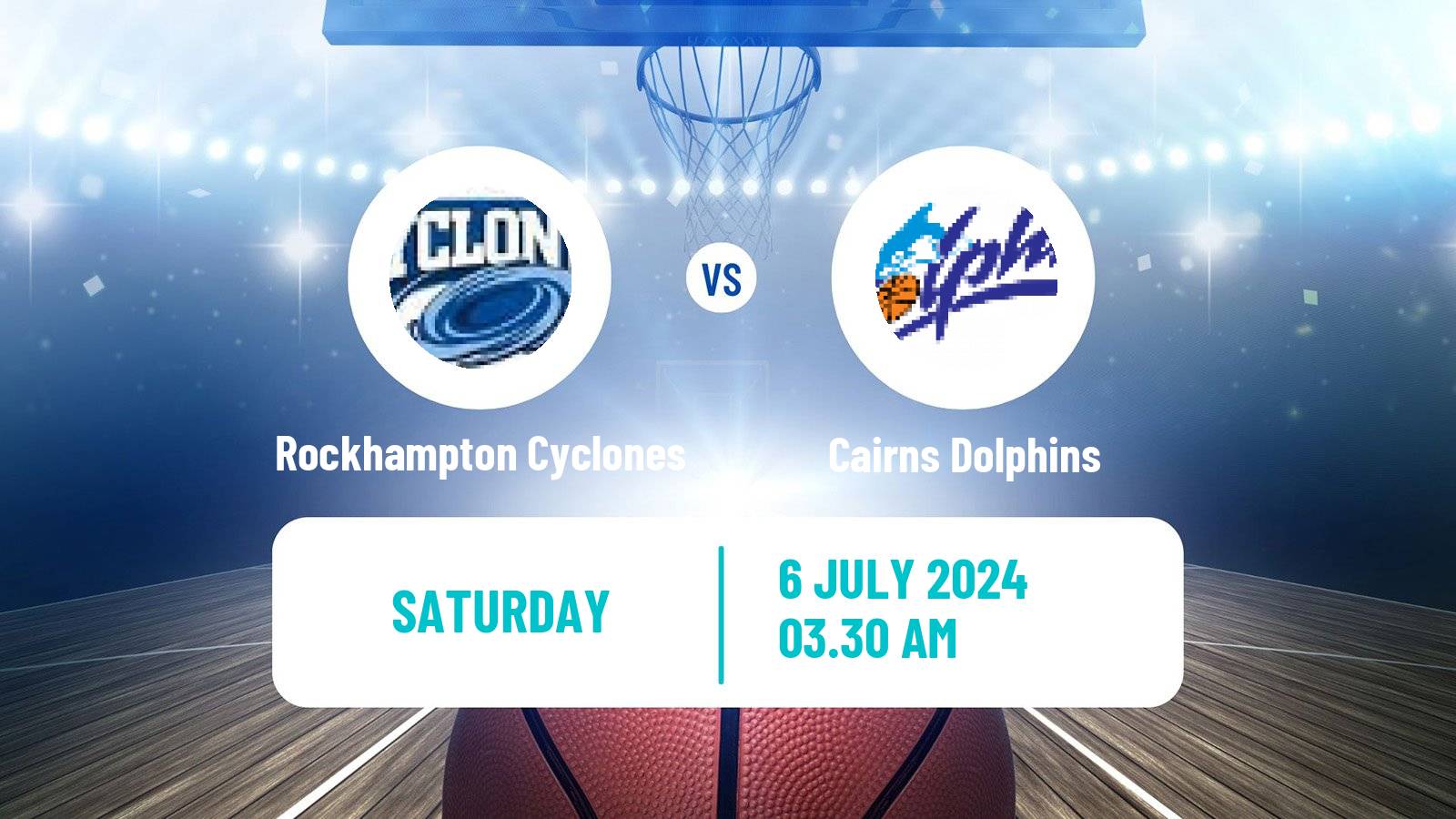 Basketball Australian NBL1 North Women Rockhampton Cyclones - Cairns Dolphins