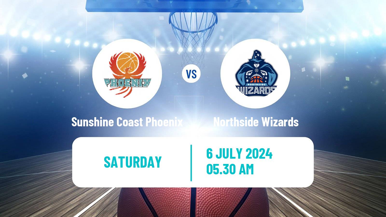 Basketball Australian NBL1 North Sunshine Coast Phoenix - Northside Wizards