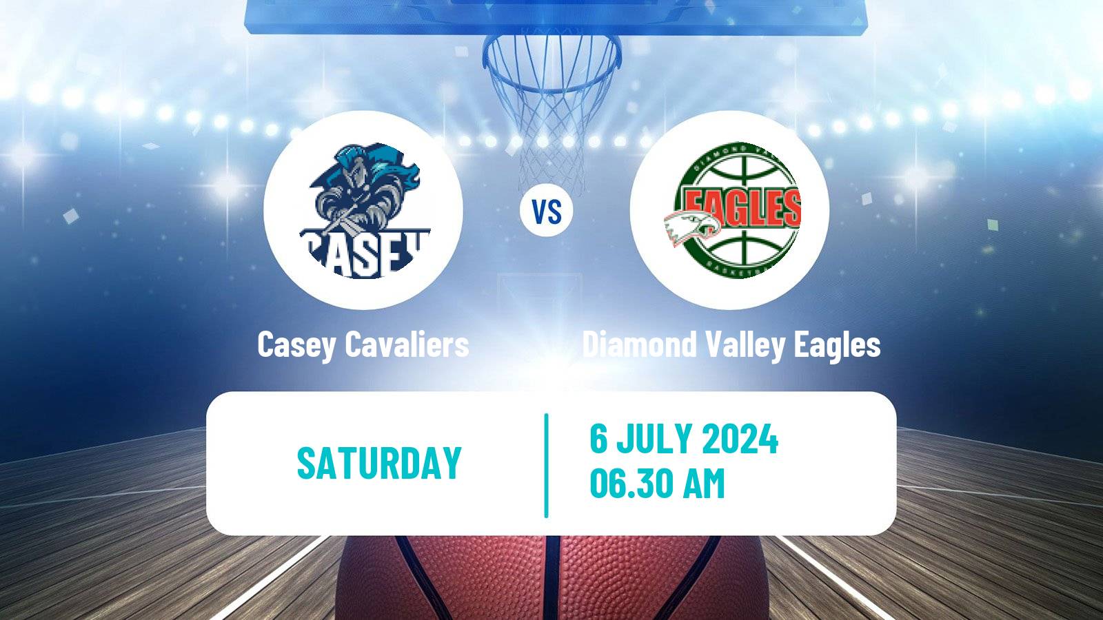 Basketball Australian NBL1 South Casey Cavaliers - Diamond Valley Eagles