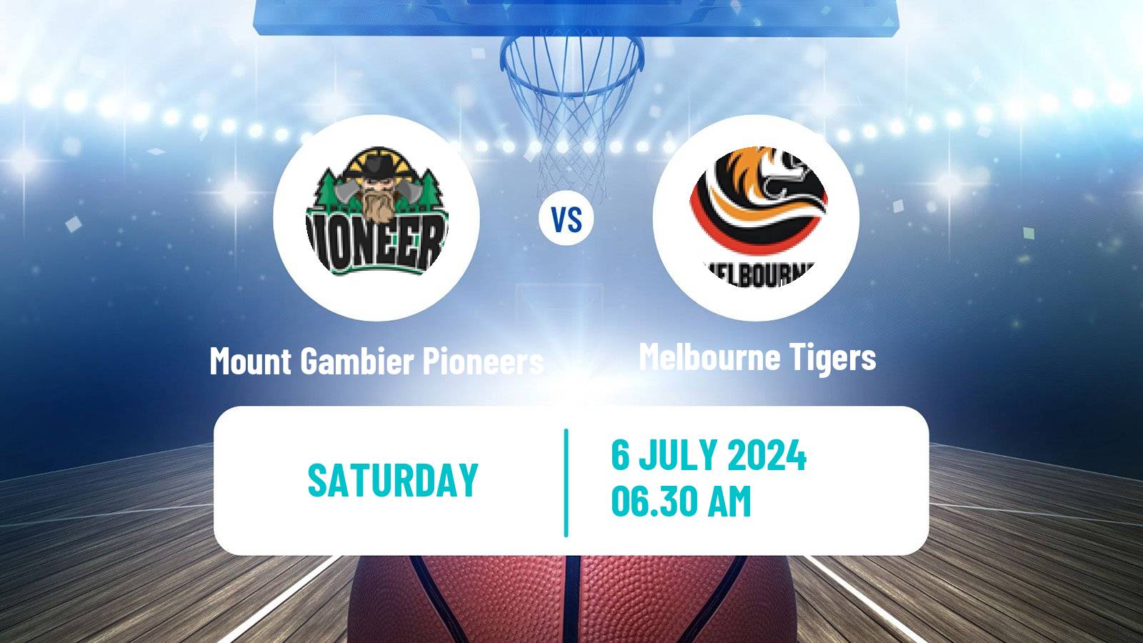 Basketball Australian NBL1 South Mount Gambier Pioneers - Melbourne Tigers