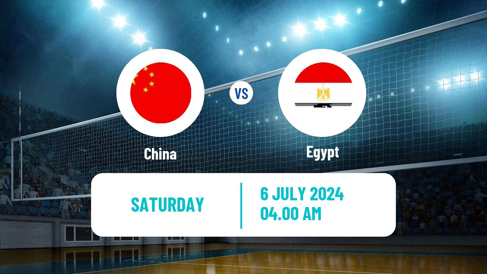 Volleyball Challenger Cup Volleyball China - Egypt