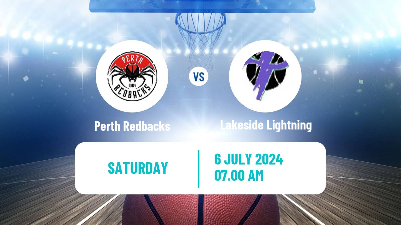 Basketball Australian NBL1 West Perth Redbacks - Lakeside Lightning