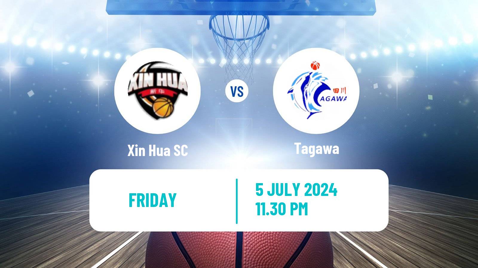 Basketball Singapore NBL Xin Hua - Tagawa