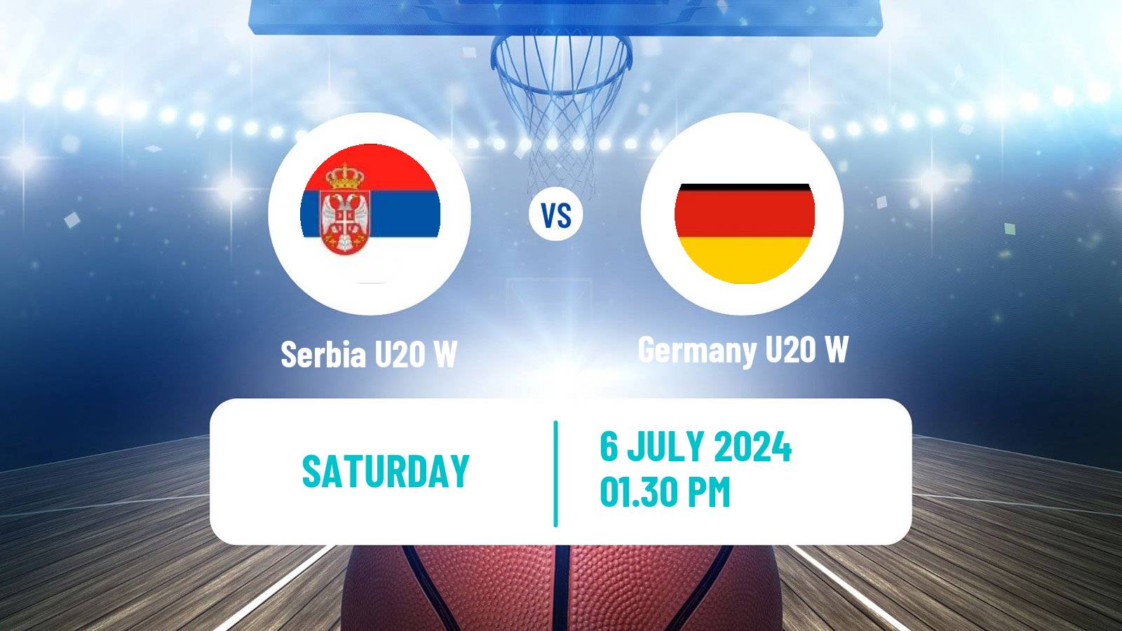 Basketball European Championship U20 Basketball Women Serbia U20 W - Germany U20 W