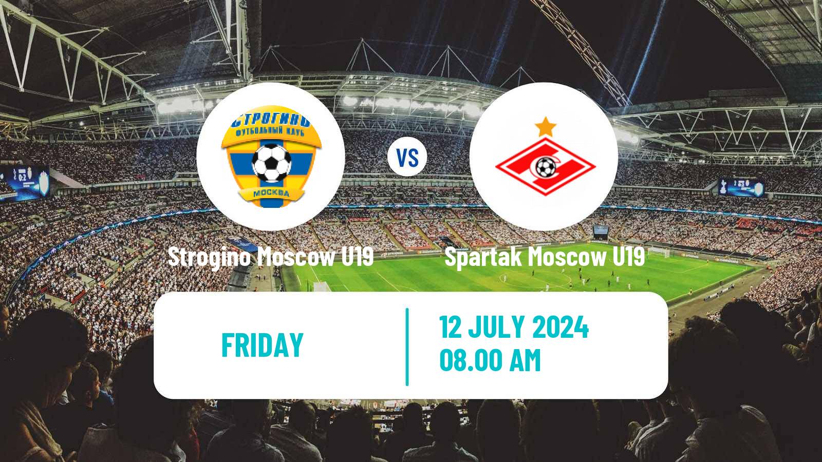 Soccer Russian Youth League Strogino Moscow U19 - Spartak Moscow U19