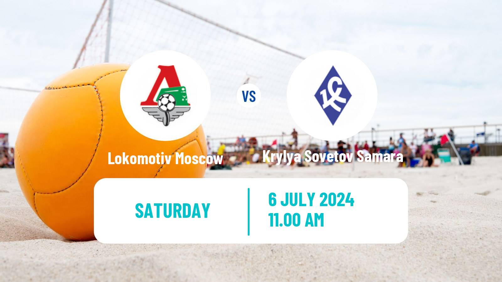 Beach soccer Superliga Lokomotiv Moscow - Krylya Sovetov Samara