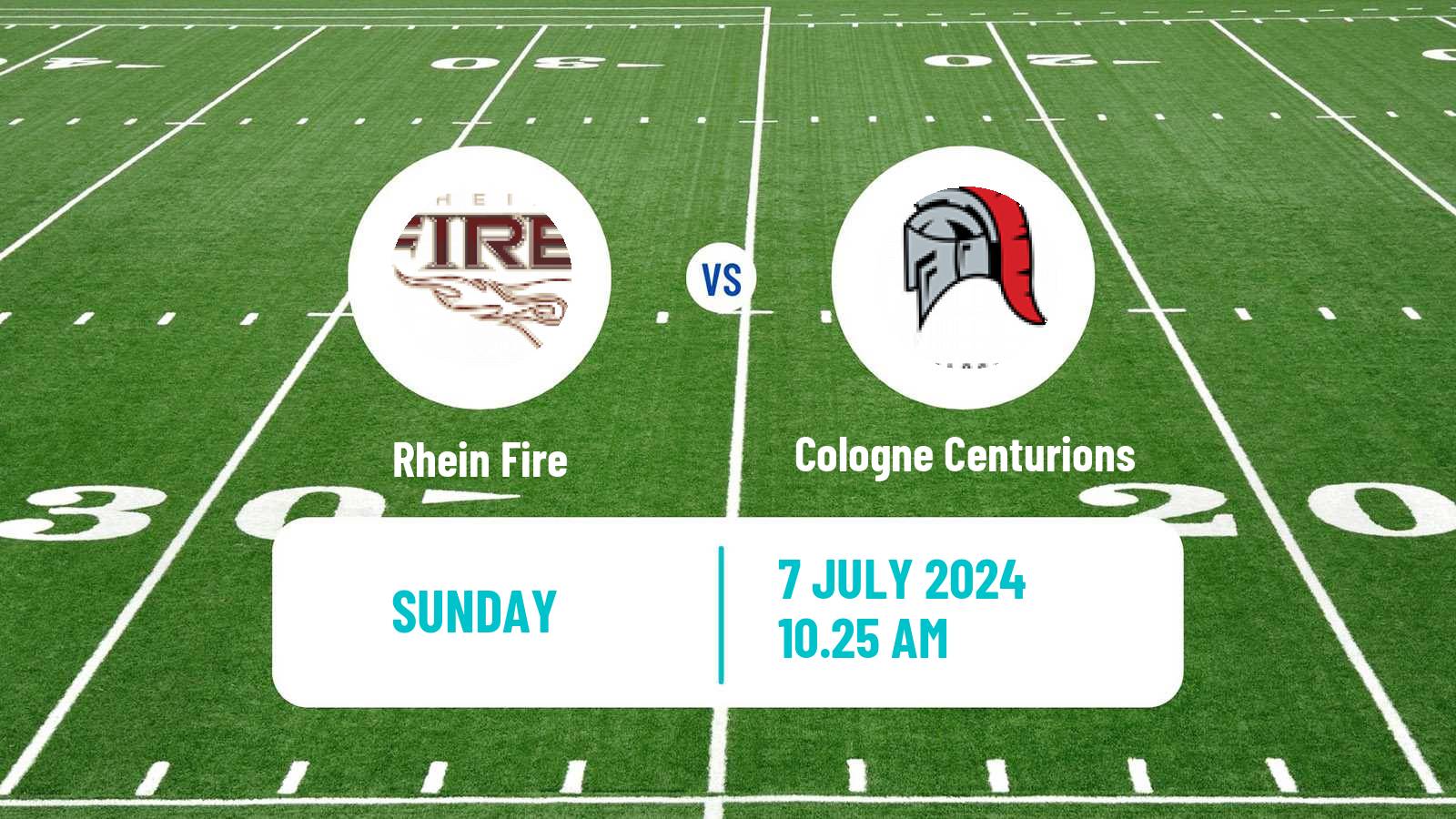 American football European League of American Football Rhein Fire - Cologne Centurions